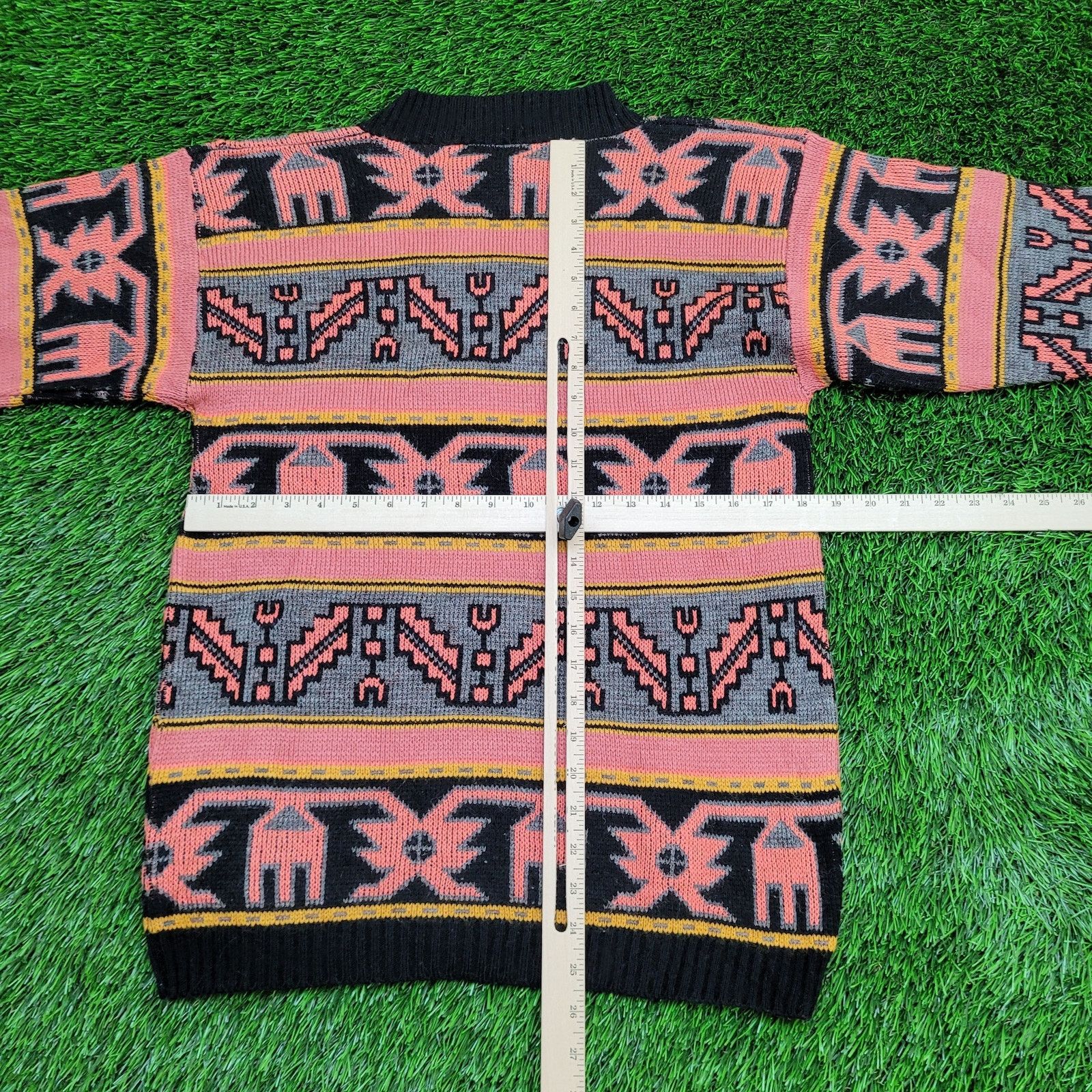 Other Vintage Tribal Sweater Womens S/M 18x25 USA Size M / US 6-8 / IT 42-44 - 4 Thumbnail