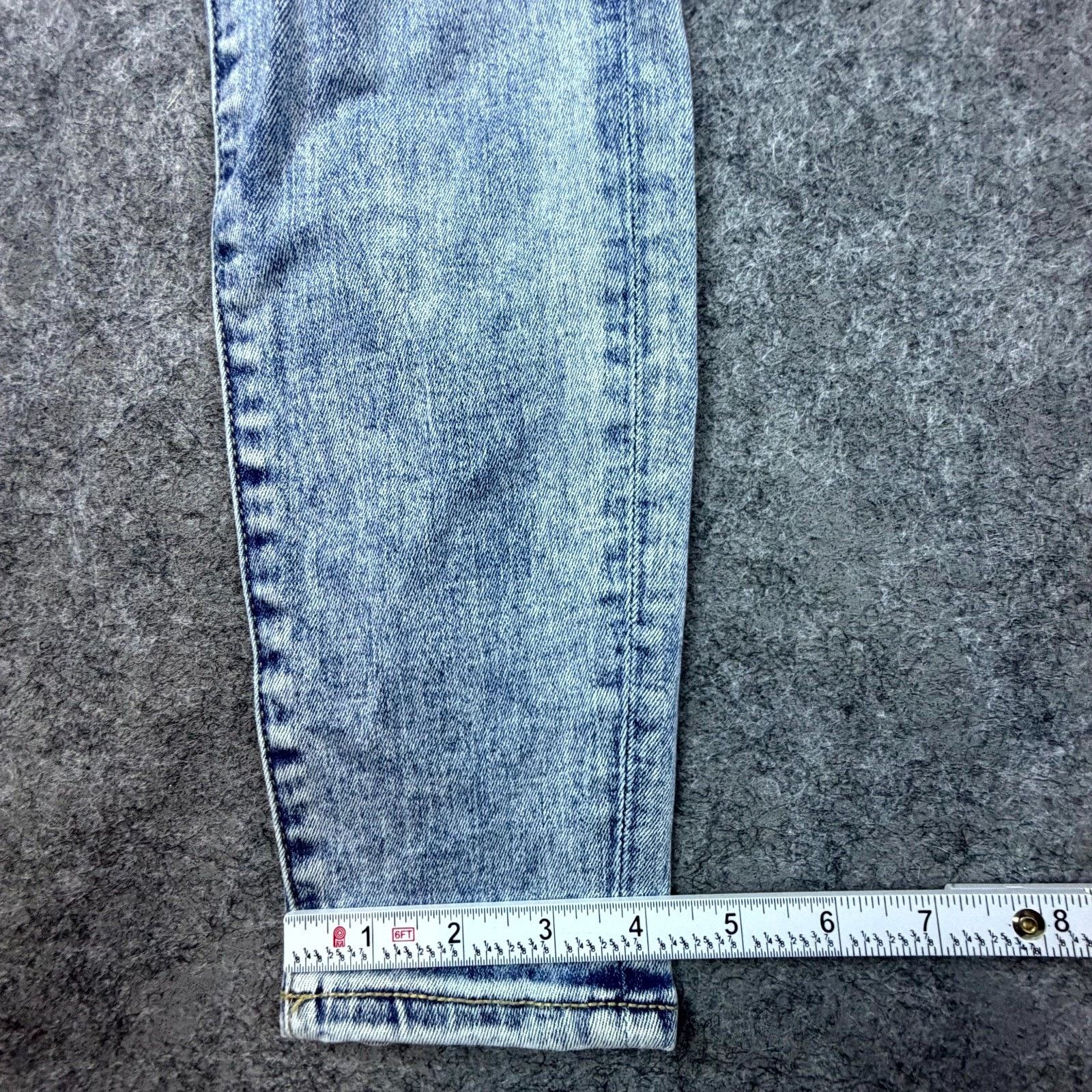 American Eagle Outfitters American Eagle Next Level Jeans Womens 4 Fold Over Waist Size 26" / US 2 / IT 38 - 4 Thumbnail