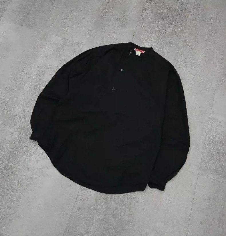Kenzo 70s Kenzo Diagonal Placket Coat Top - dmc Size US S / EU 44-46 / 1 - 1 Thumbnail