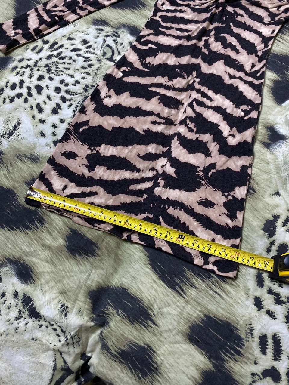 Roberto Cavalli × Vintage Roberto Cavalli Red Zebra Print Dress Size M / US 6-8 / IT 42-44 - 7 Thumbnail