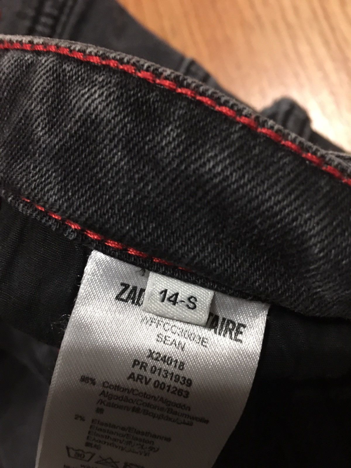 Zadig & Voltaire Zadig & Voltaire Grey Skull Logo Slim Jeans Pants XS Size 25" / US 0 / IT 36 - 14 Thumbnail