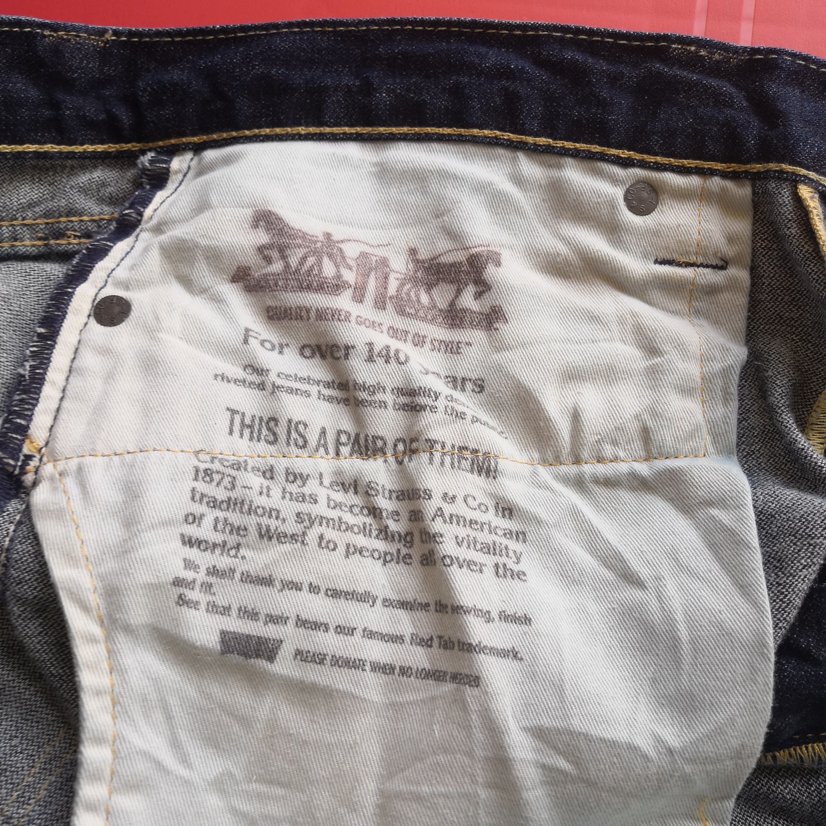 Levi's Vintage Y2K Levis 508 Faded Denim Levis Stonewash Jeans Size US 36 / EU 52 - 6 Thumbnail