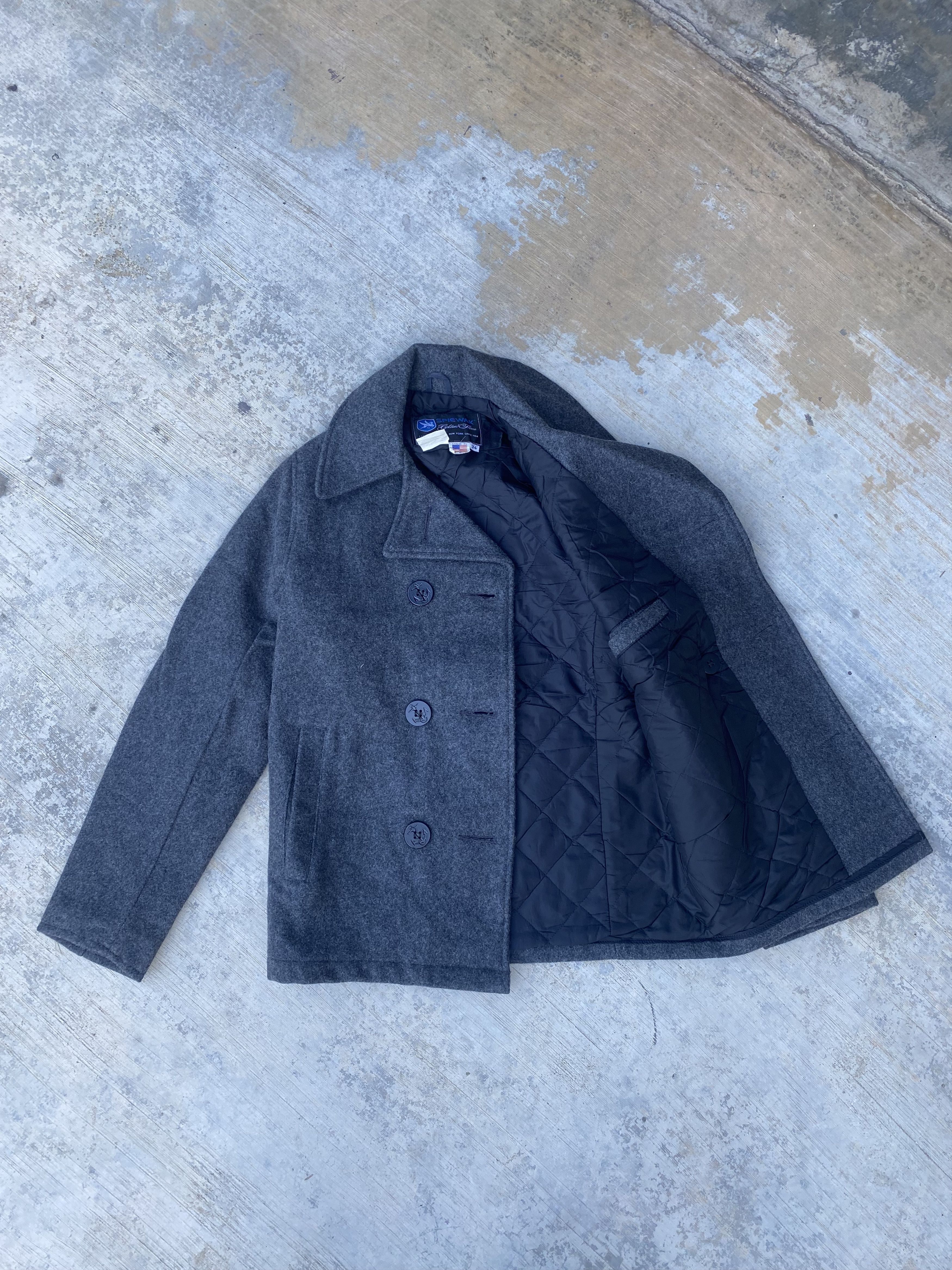 I. Spiewak And Sons AW I Spiewak & Son Wool Pea Coat Size S / US 4 / IT 40 - 3 Thumbnail