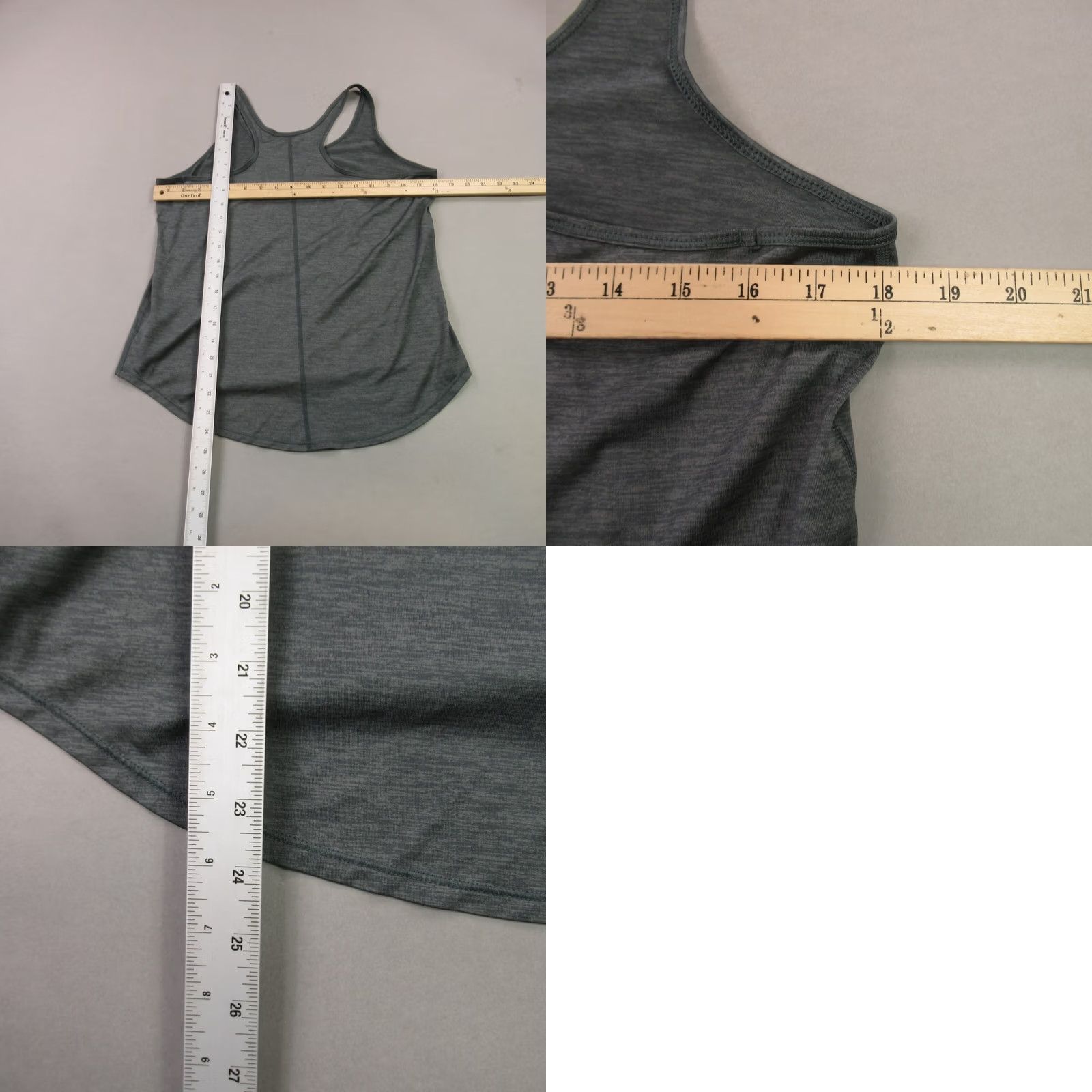 Prana Prana Top Womens Medium Sleeveless Lightweight Casual Gray Tank Shirt M Adult Casual Sleeveless Gray Prana Size M / US 6-8 / IT 42-44 - 8 Thumbnail