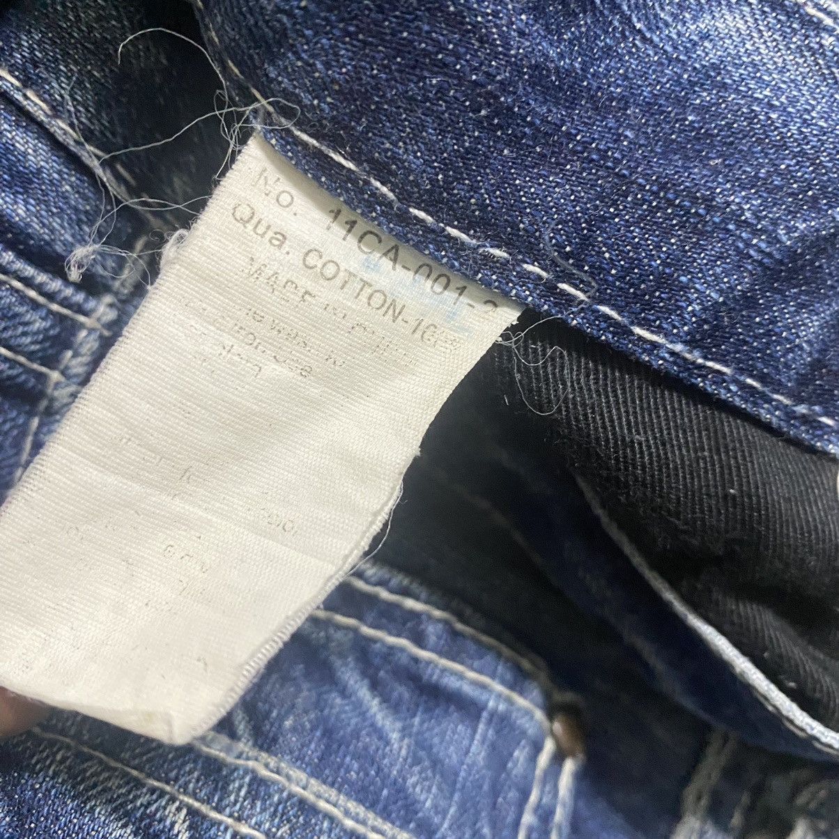 GOSTAR DE FUGA CavariA Denim Oiled Stained Flare Jeans Size US 32 / EU 48 - 22 Thumbnail