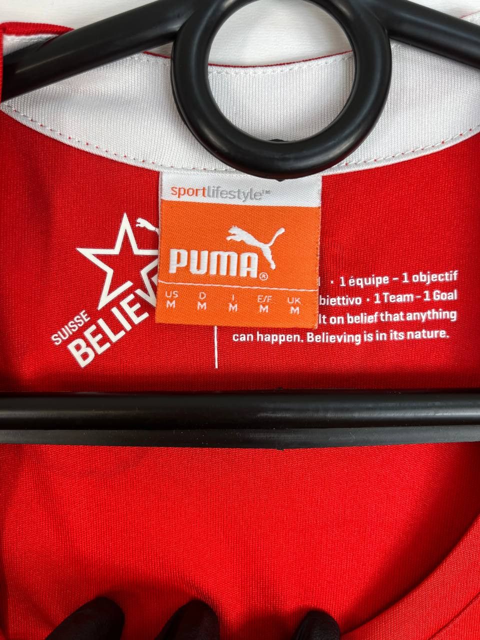 Puma Switzerland National Team Football Shirt Puma Jersey Red M Size US M / EU 48-50 / 2 - 3 Thumbnail
