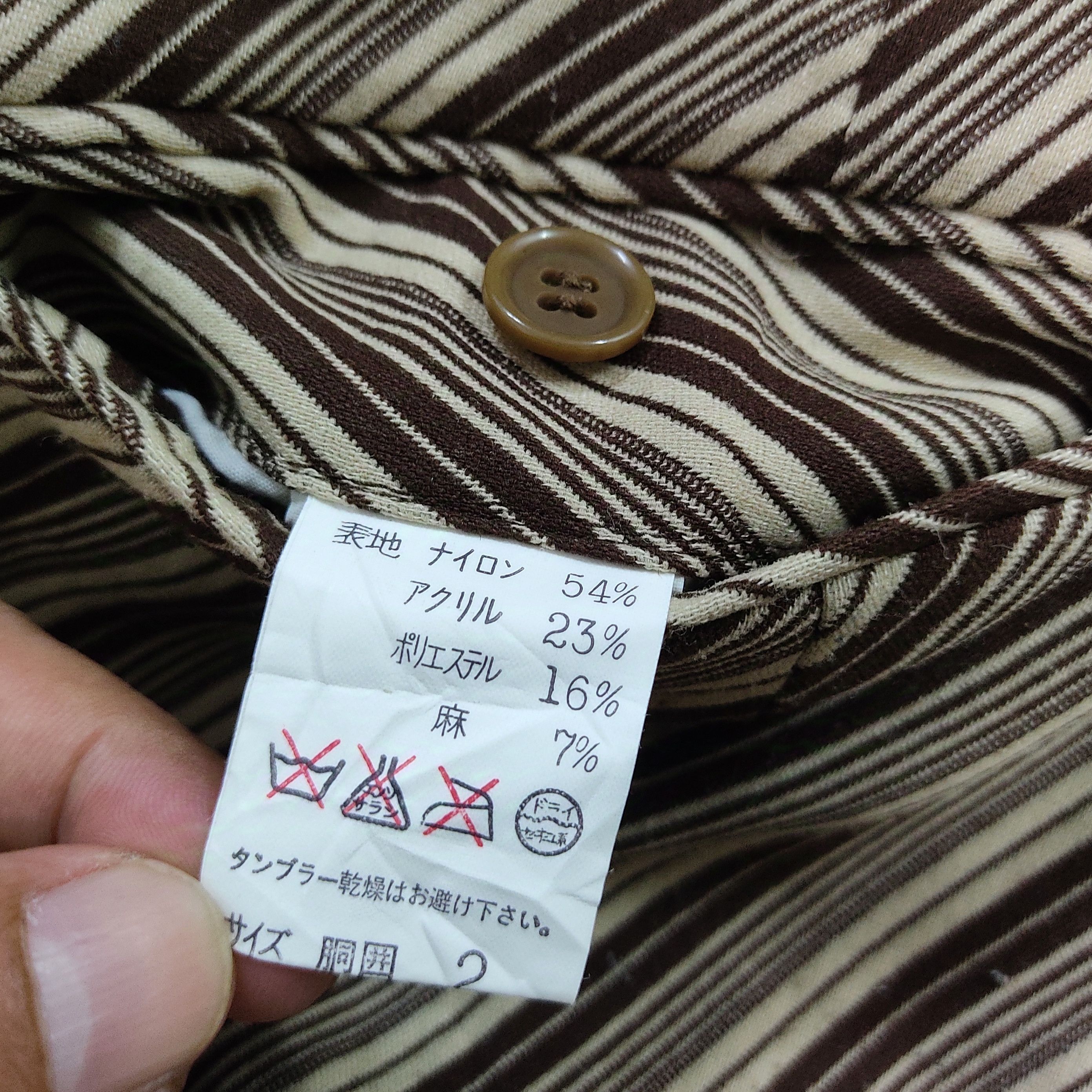 ABAHOUSE × Japanese Brand × Vintage Vintage Retro ABAHOUSE Striped Boot Cut Flare Psnts Size US 30 / EU 46 - 12 Thumbnail