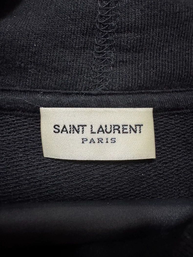 Saint Laurent Paris Saint Laurent Paris18 FW sit old printed portrait hoodie 2 Size US L / EU 52-54 / 3 - 4 Thumbnail