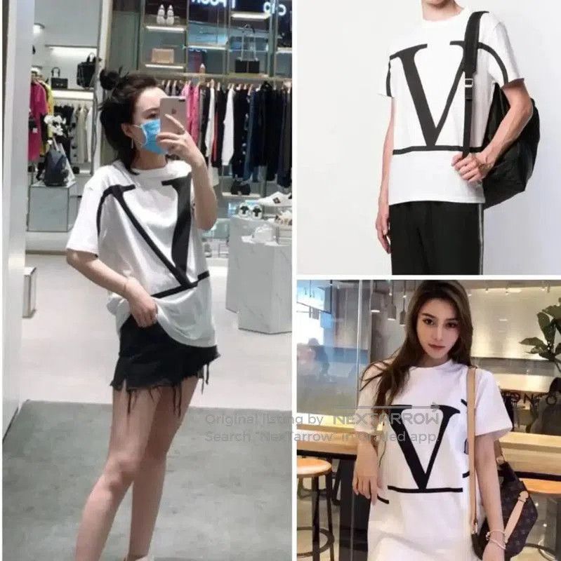 Valentino Valentino White Cotton Short Sleeve T-Shirt . Size XS / US 0-2 / IT 36-38 - 7 Thumbnail