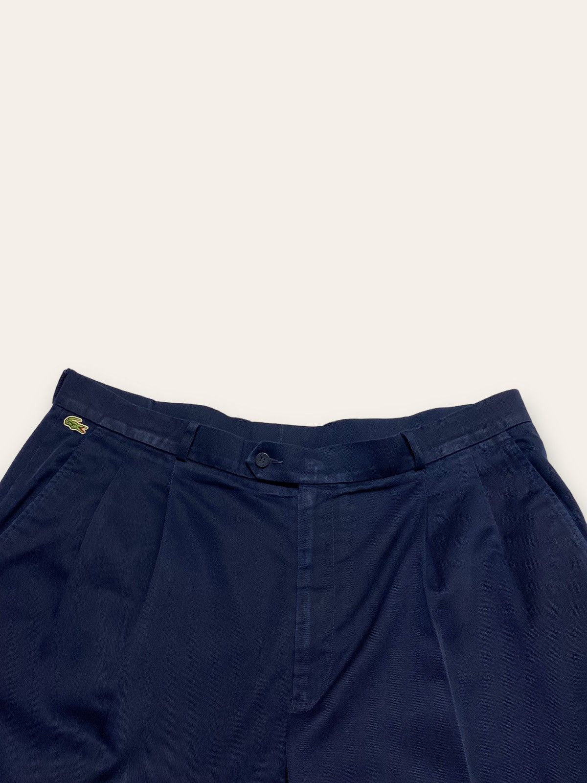 Lacoste 90s Vintage LACOSTE CHEMISE Navy Faded Baggy Pants Size US 38 / EU 54 - 4 Thumbnail