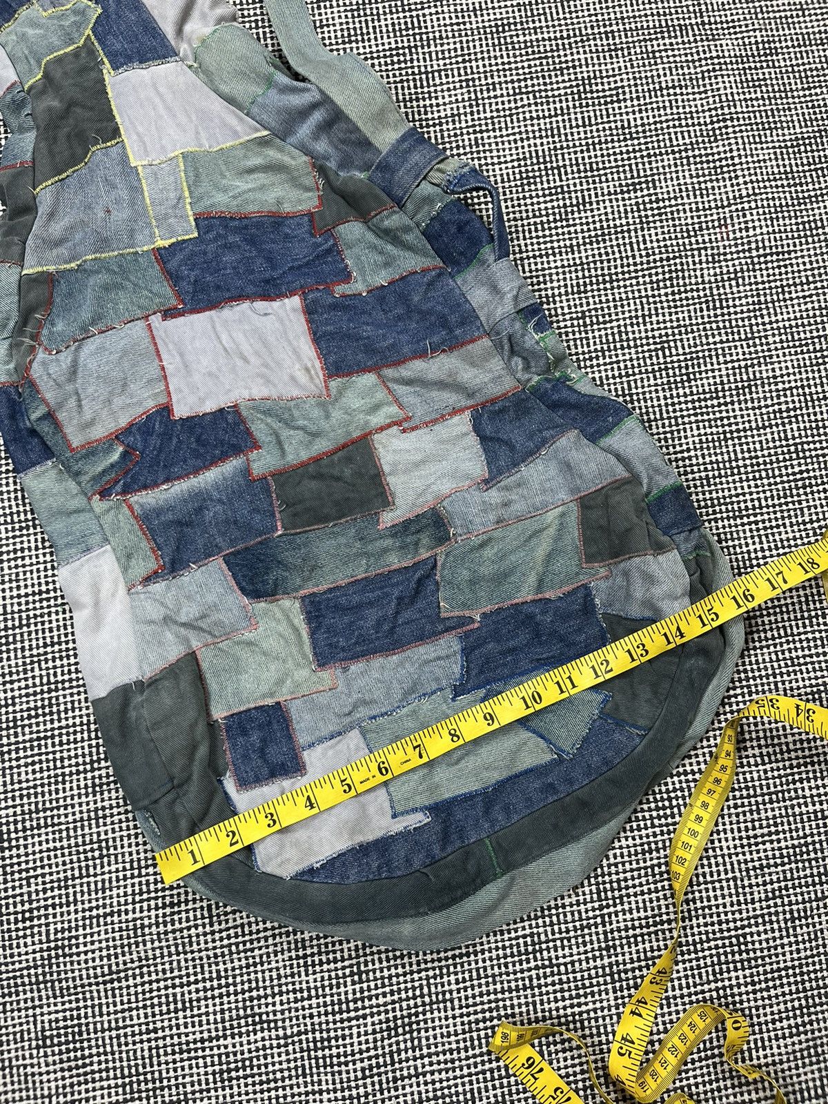 Japanese Brand Handmade 80s guitar bag cover boro denim grunge Size ONE SIZE - 8 Thumbnail