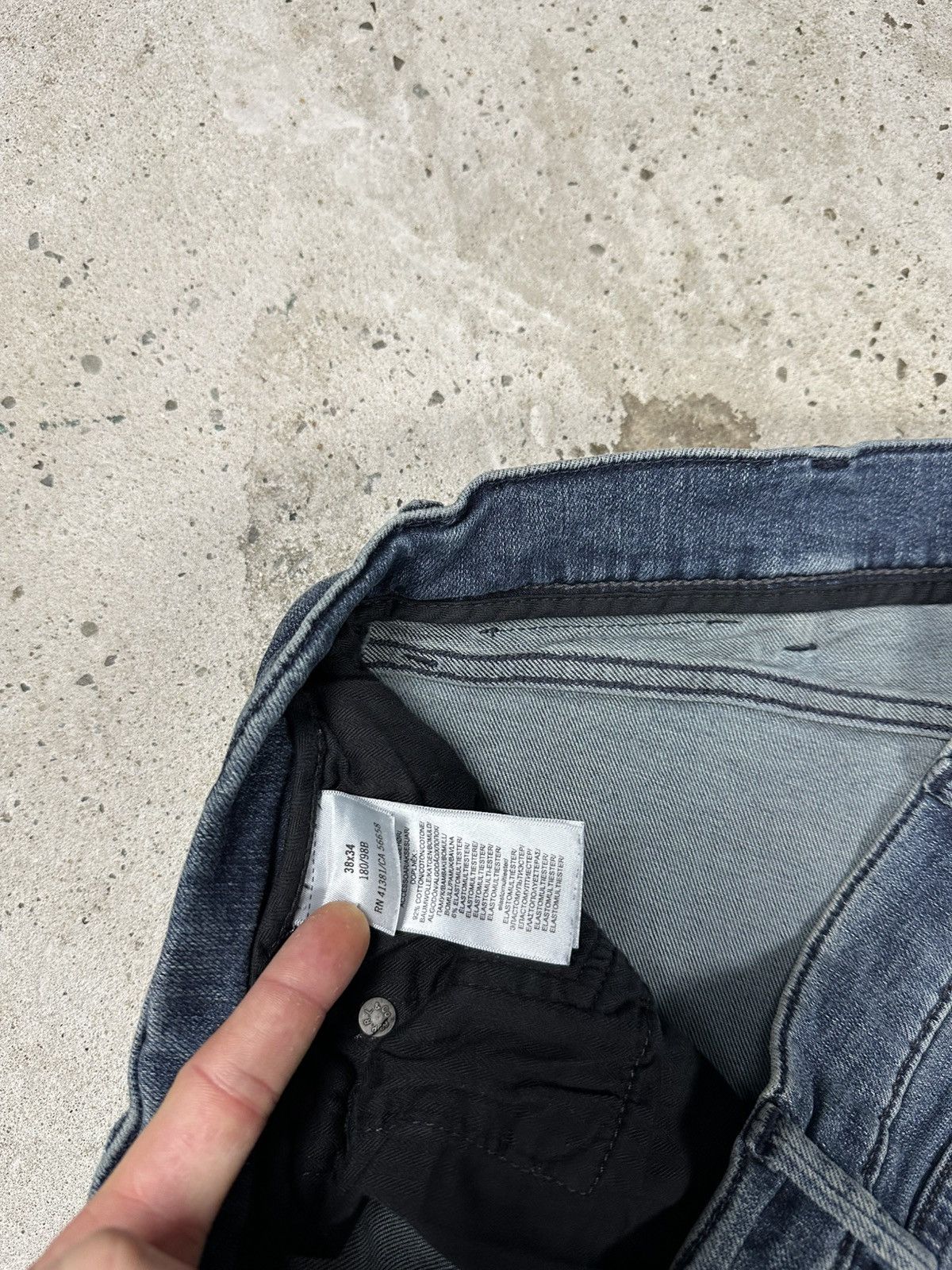 Polo Ralph Lauren × Vintage Vintage Y2K Polo Ralph Lauren Navy Jeans Denim Pants Size US 38 / EU 54 - 11 Thumbnail