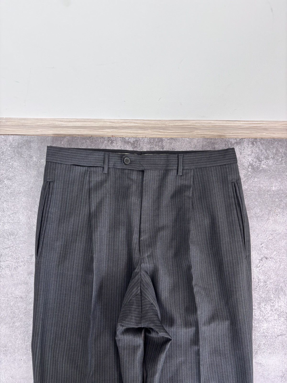 Ermenegildo Zegna Ermenegildo Zegna Trofeo Men’s 2-Piece Grey Wool Suit Size 42R - 15 Thumbnail