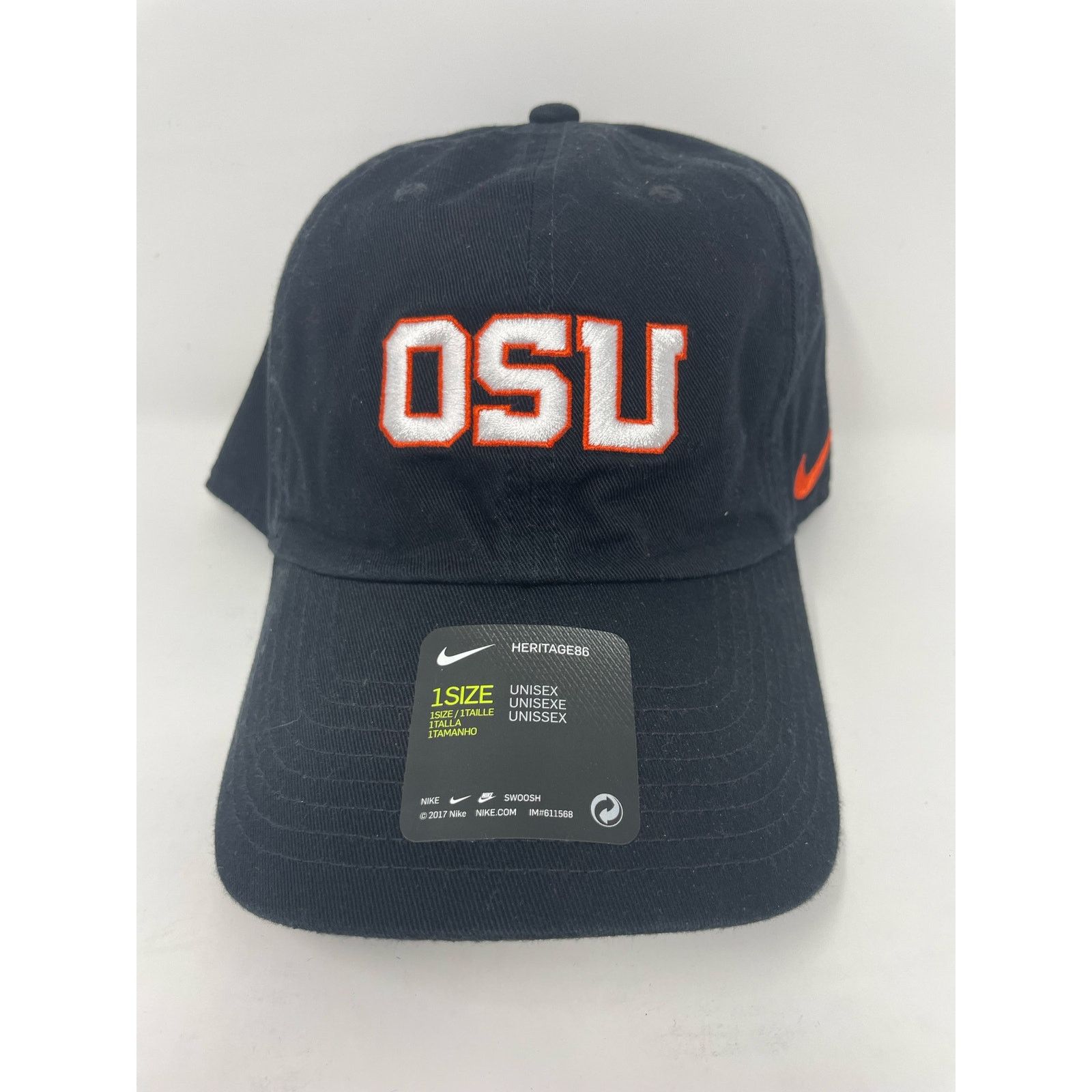 Nike Oregon State Nike Heritage86 Hat Strapback Adjustable Cap Size ONE SIZE - 2 Thumbnail