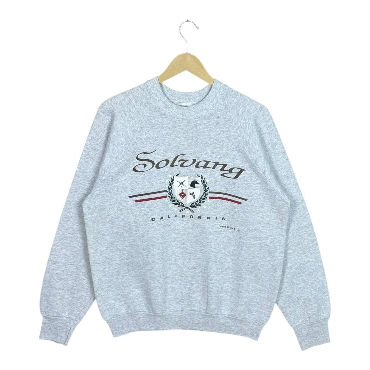 Vintage VTG 90s Solvang California Sweatshirt FOTL Thrashed L Size US L / EU 52-54 / 3 - 1 Thumbnail