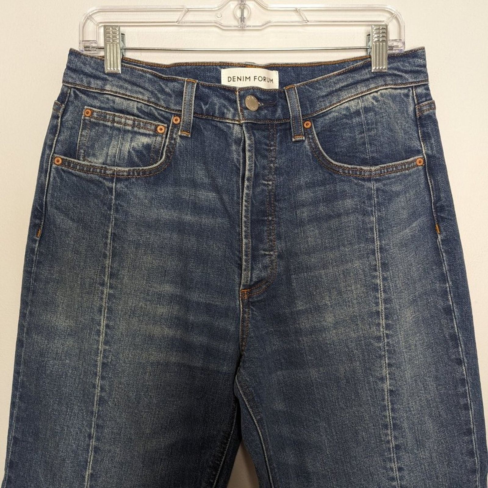 Aritzia Denim Forum Medium Wash The Arlo Hi-Rise Seam Jean Size 30 Size 30" / US 8 / IT 44 - 4 Thumbnail