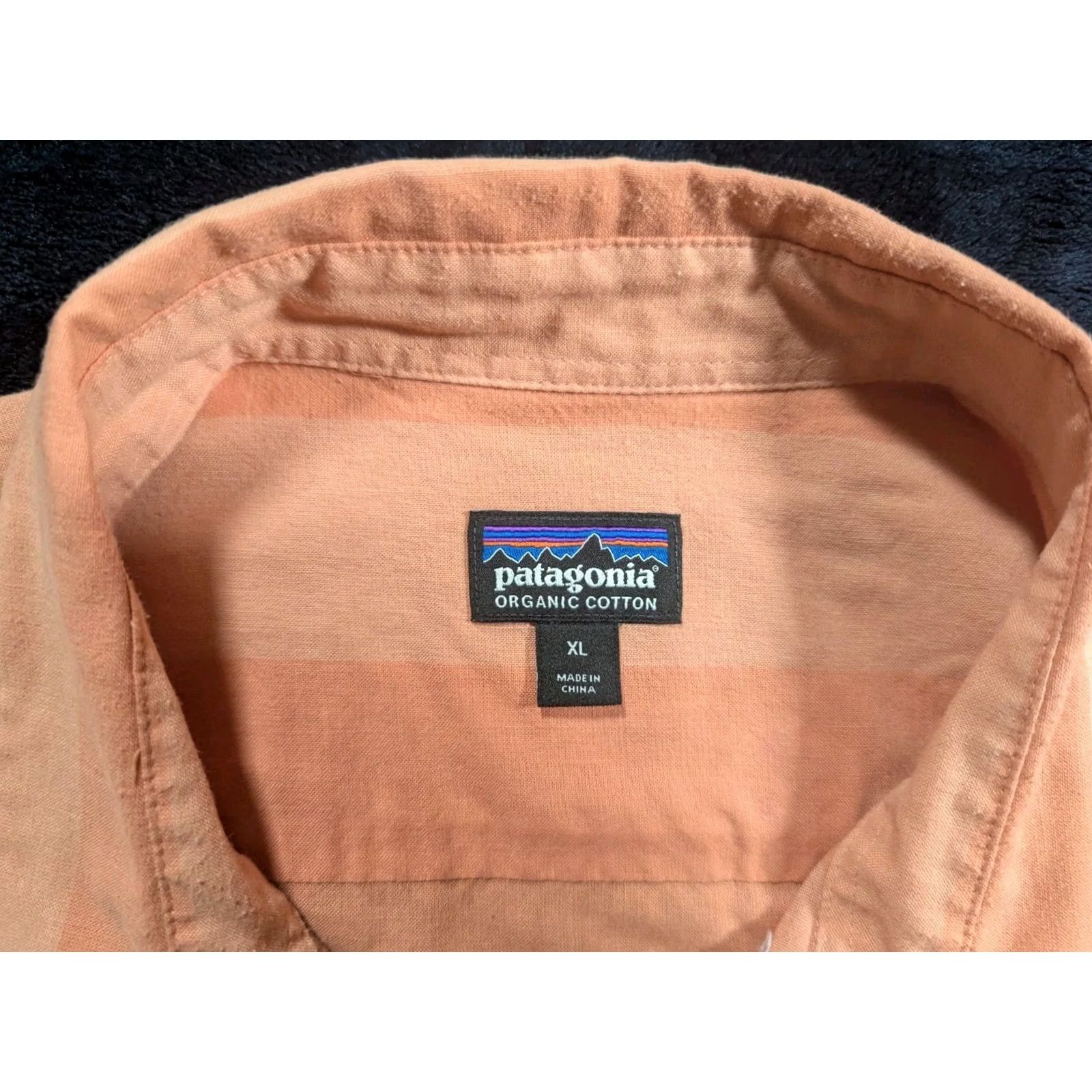 Patagonia Patagonia Puckerwear Button-Up Shirt Mens XL Pink Stripe Organic Cotton Casual Size US XL / EU 56 / 4 - 3 Thumbnail