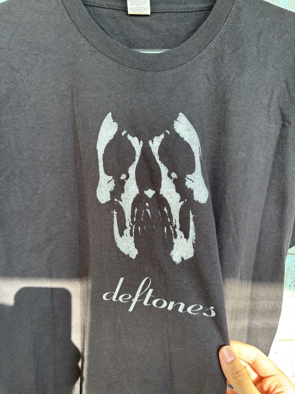 Vintage CRAZY DEFTONES SUN FADED T-SHIRT VINTAGE Size US L / EU 52-54 / 3 - 3 Thumbnail