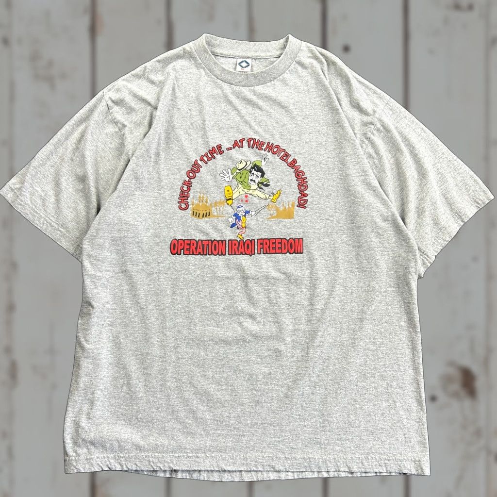 Vintage VINTAGE Operation Iraqi Freedom T Shirt XL Gray War Uncle Sam USA Patriotic y2k Size US XL / EU 56 / 4 - 1 Thumbnail