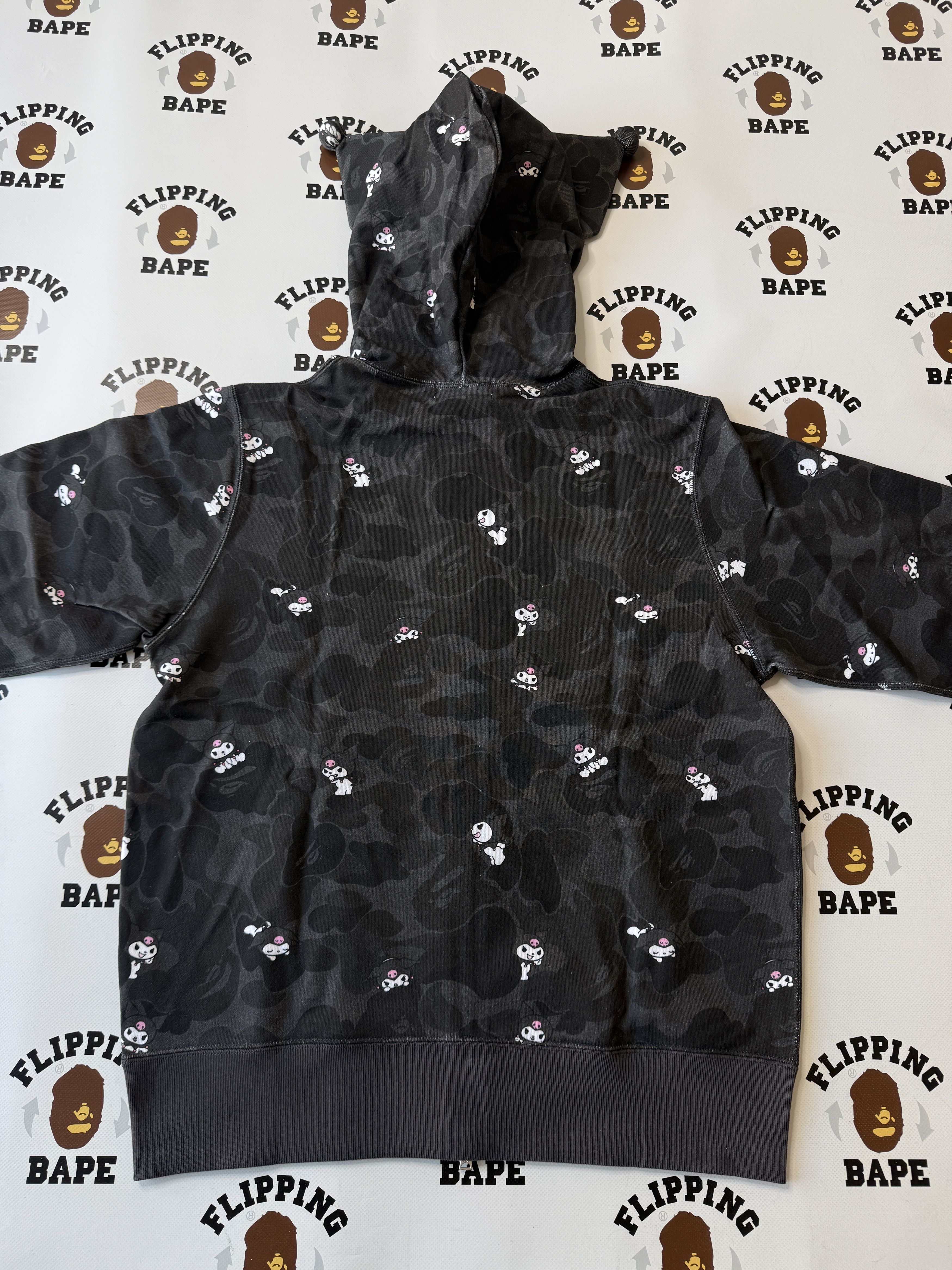 Bape BAPE X KUROMI CAMO FULL ZIP HOODIE Size M / US 6-8 / IT 42-44 - 8 Thumbnail