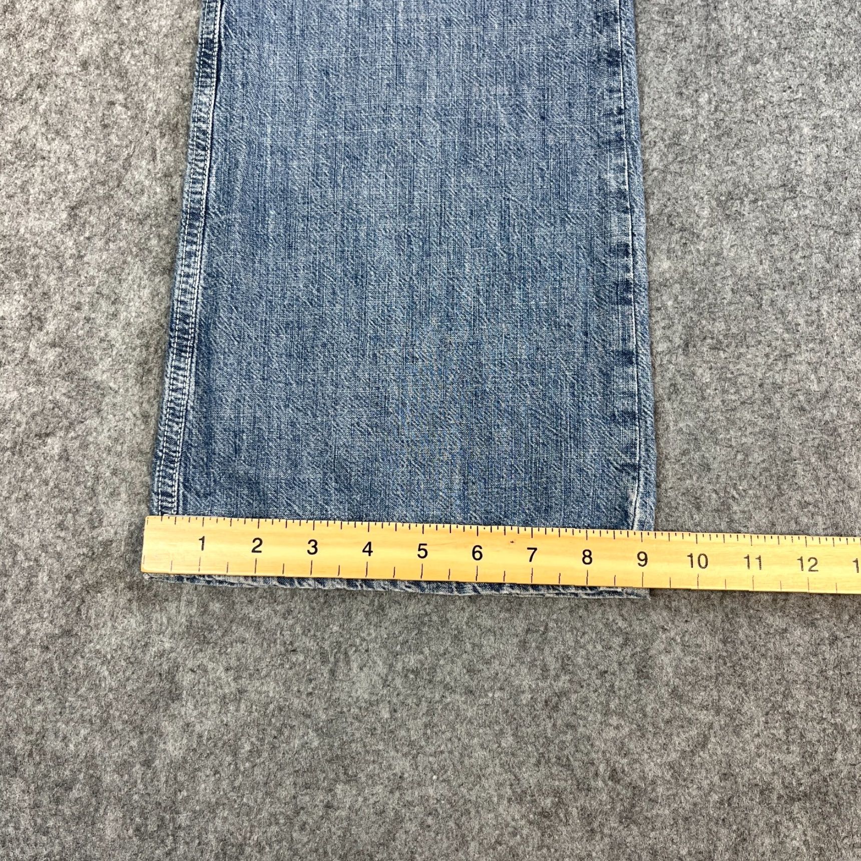 Armani Armani Womens Jeans Bootcut 32 34 UK 12 Light Wash Blue Cotton Italian GA"," Size 34" / US 12 / IT 48 - 3 Thumbnail