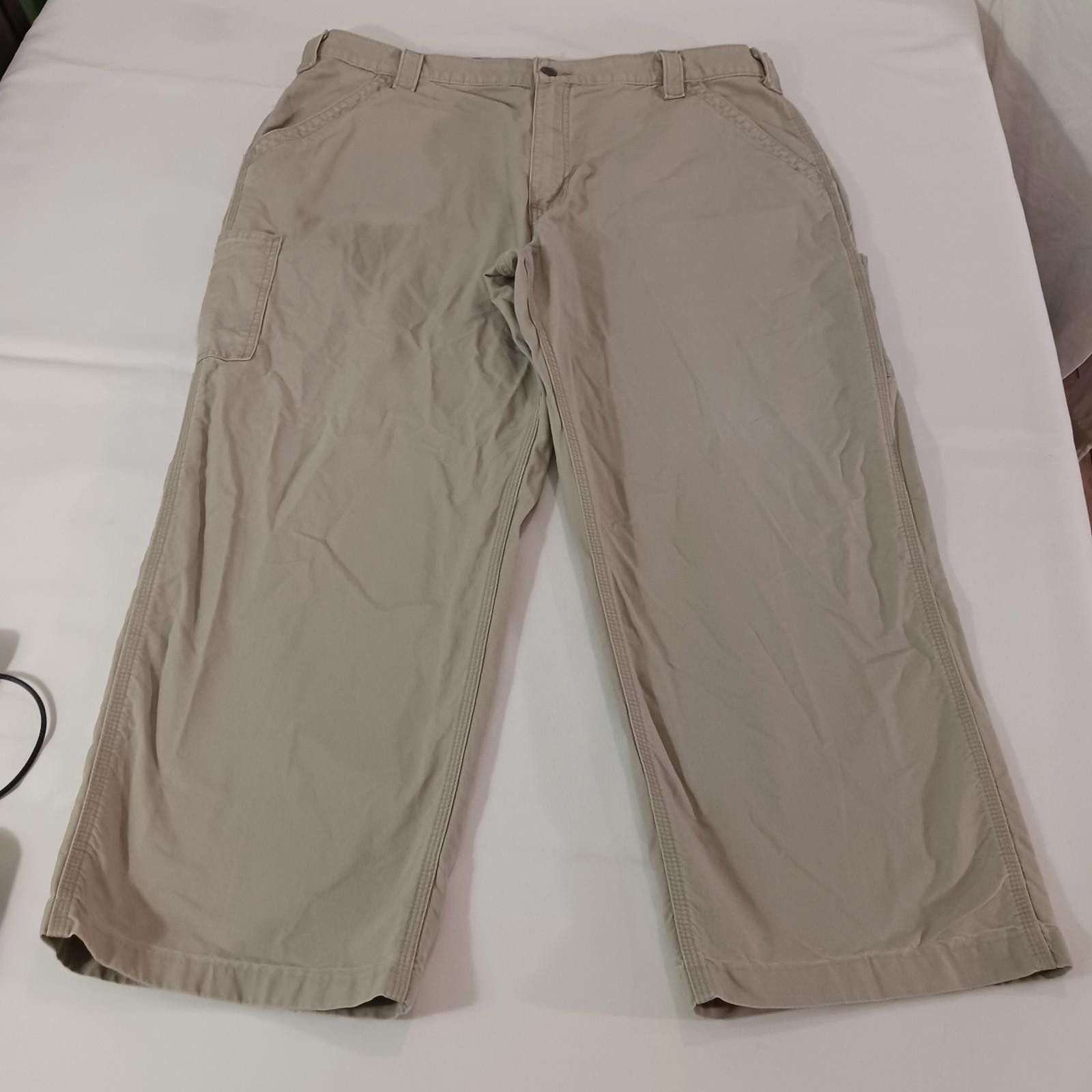 Carhartt Carhartt Men's Tan/Beige Carpenter Jeans Waist 40 (40×27.5) Size US 40 / EU 56 - 8 Thumbnail