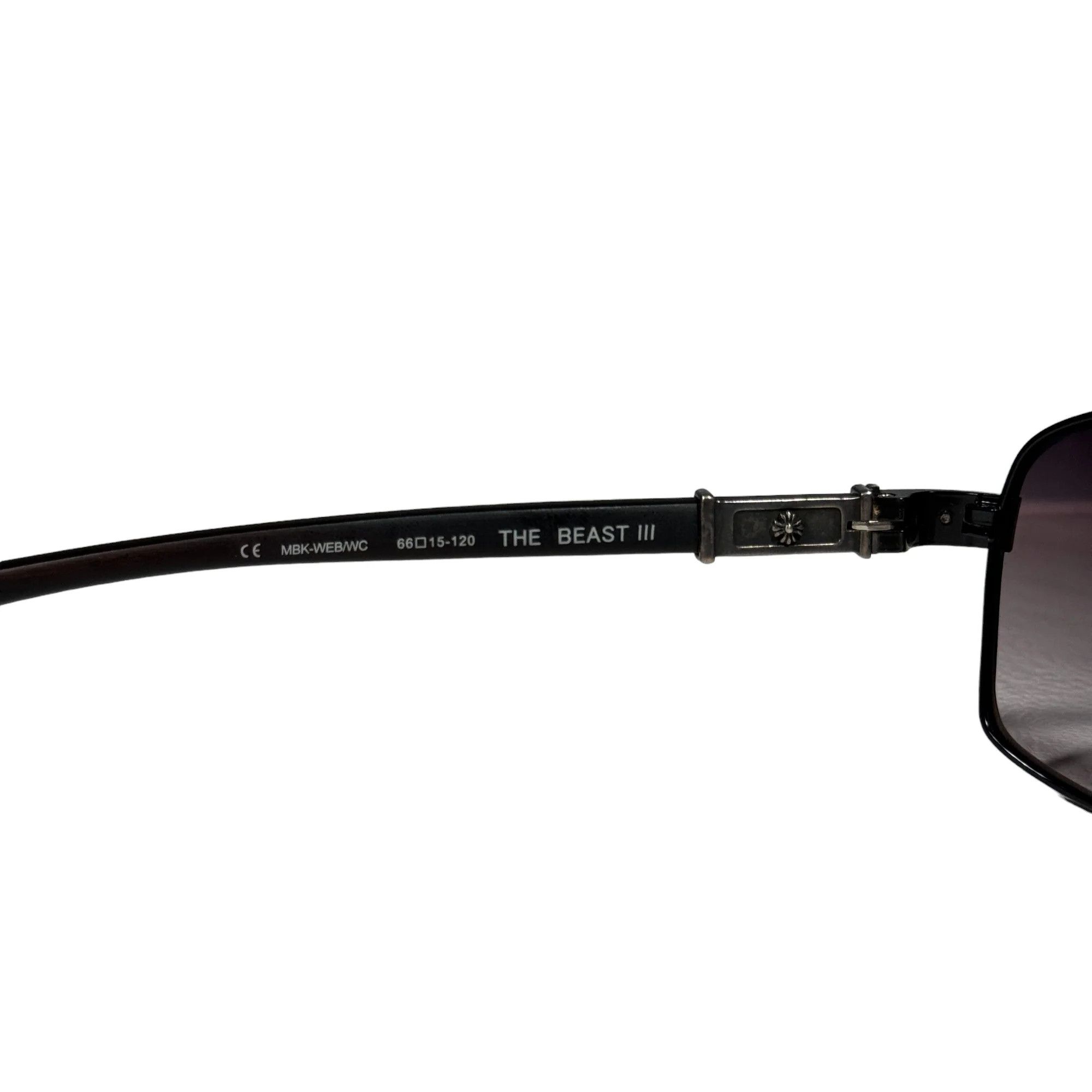 Chrome Hearts Chrome Hearts Wood Cross Beast III Sunglasses Size ONE SIZE - 4 Thumbnail