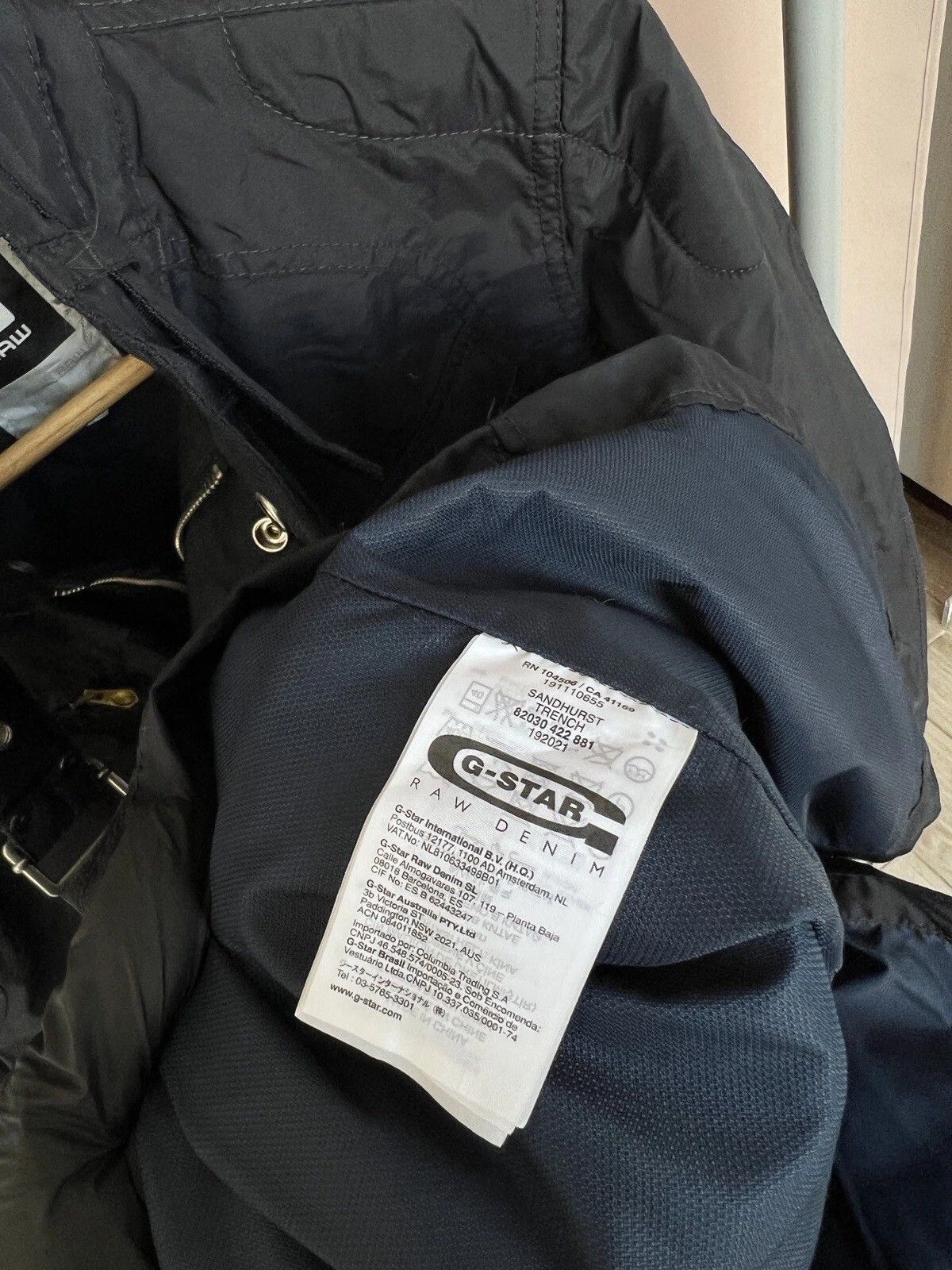 G-Star G-Star Raw Sandhurst Trench Coat Mens Size M Jacket Size US M / EU 48-50 / 2 - 8 Thumbnail