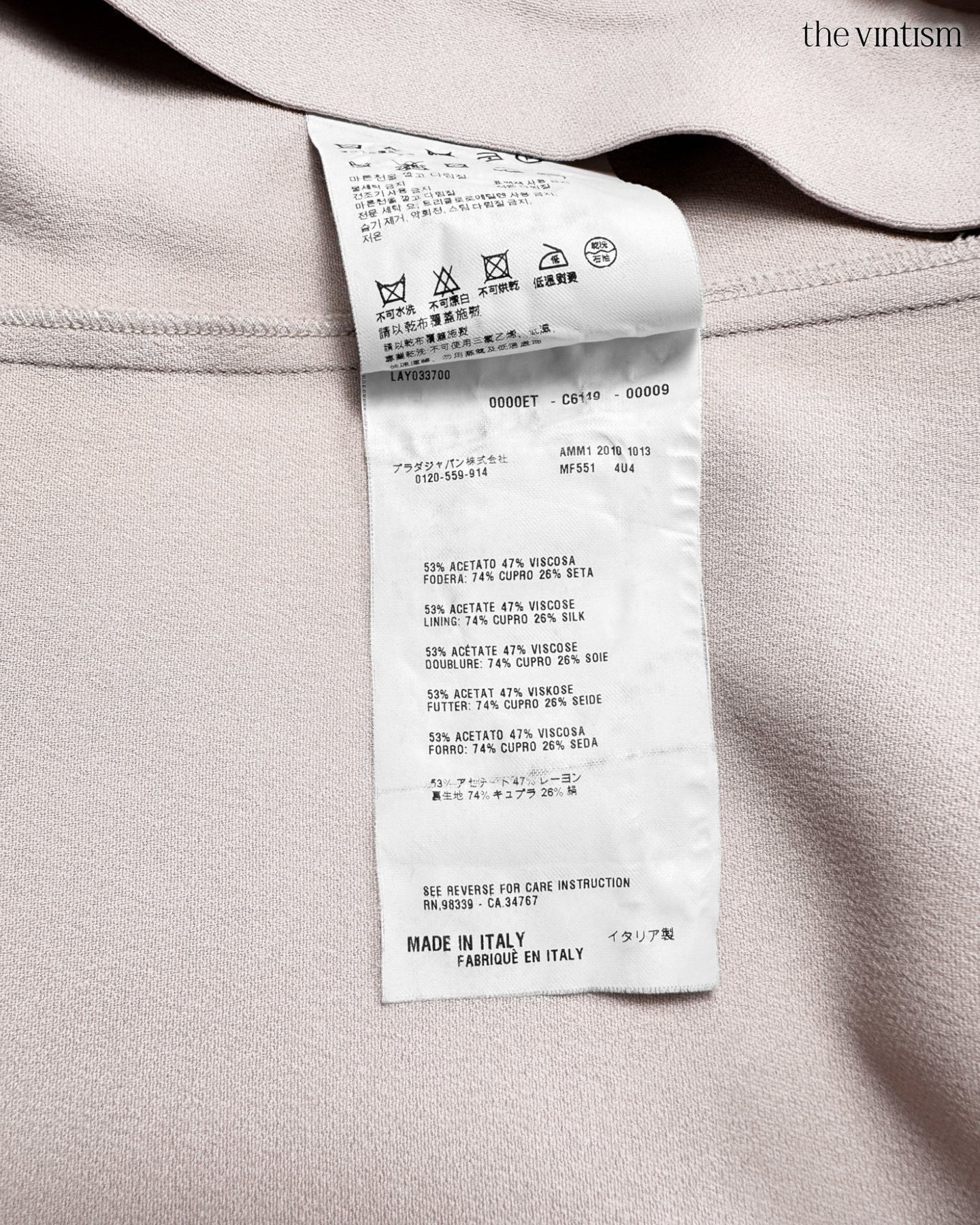 Miu Miu Miu Miu Archival Blush Pink Dress Acetate/Viscose IT 42 Size M / US 6-8 / IT 42-44 - 8 Thumbnail
