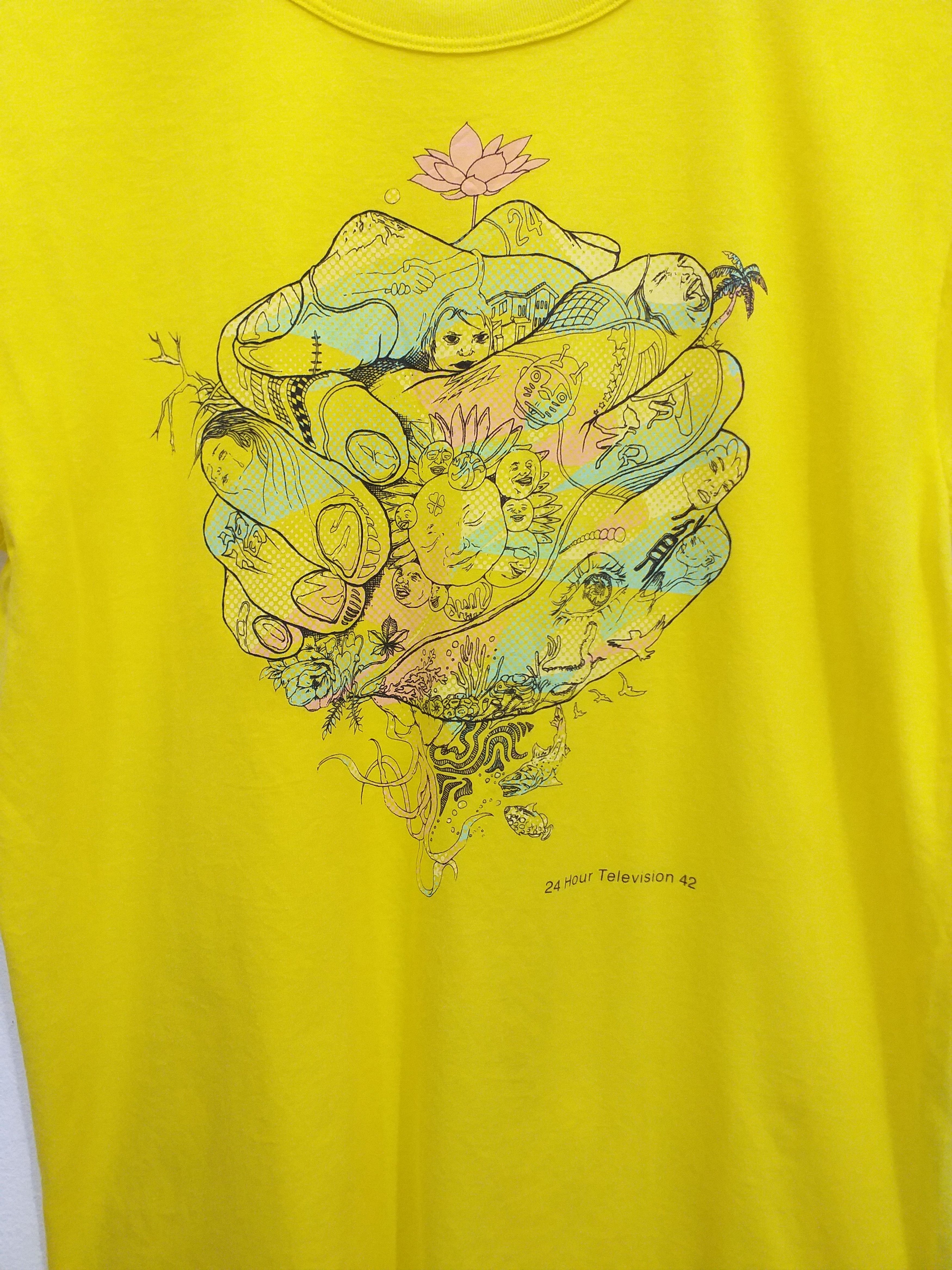 Japanese Brand Vintage 24 Hour Television Medium T Shirt -C015 Size US M / EU 48-50 / 2 - 3 Thumbnail