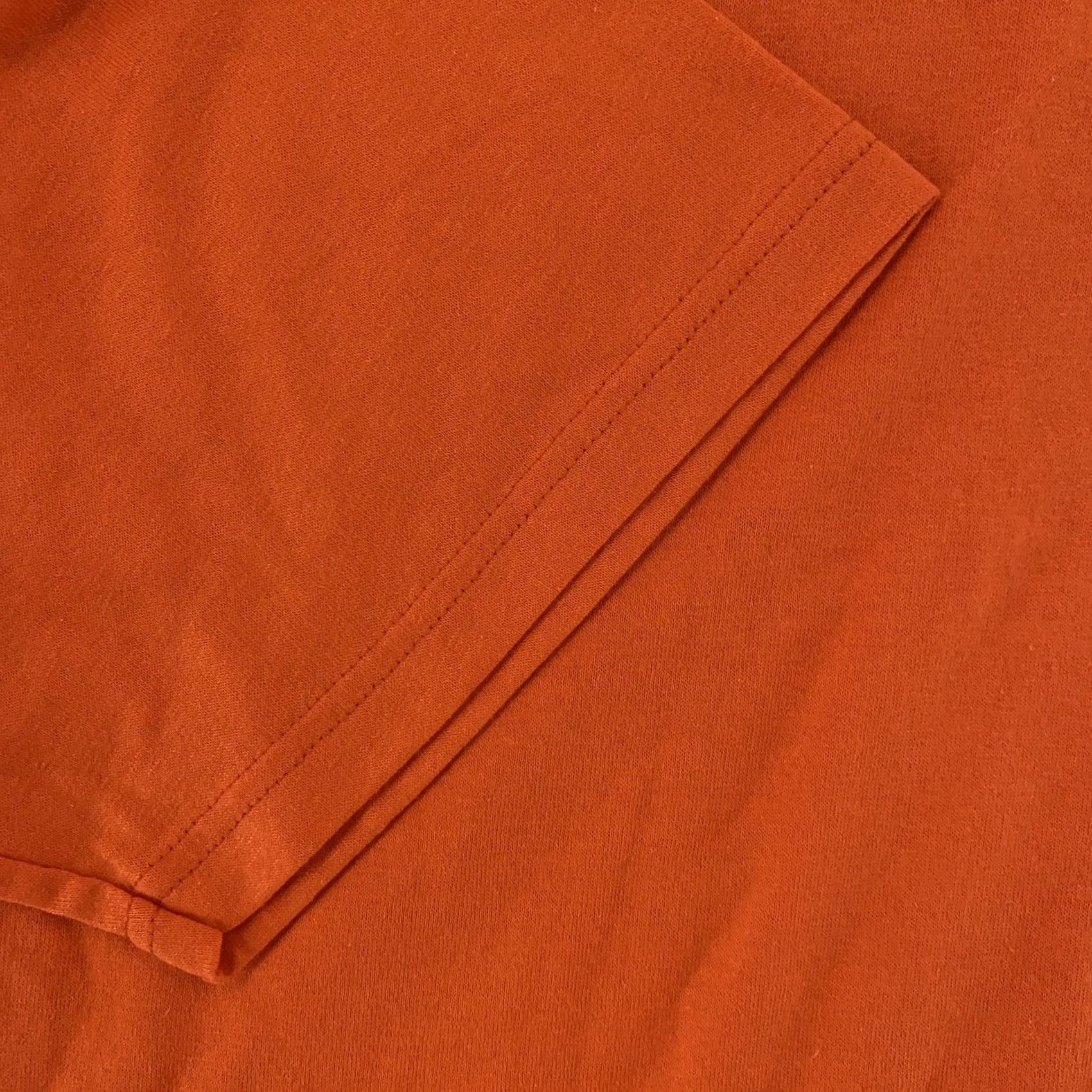 Hanes Hanes 100% Cotton Heavyweight 50/50 Crewneck T-Shirt Orange L Mens Regular Fit Short Sleeve Tee Size US L / EU 52-54 / 3 - 3 Thumbnail