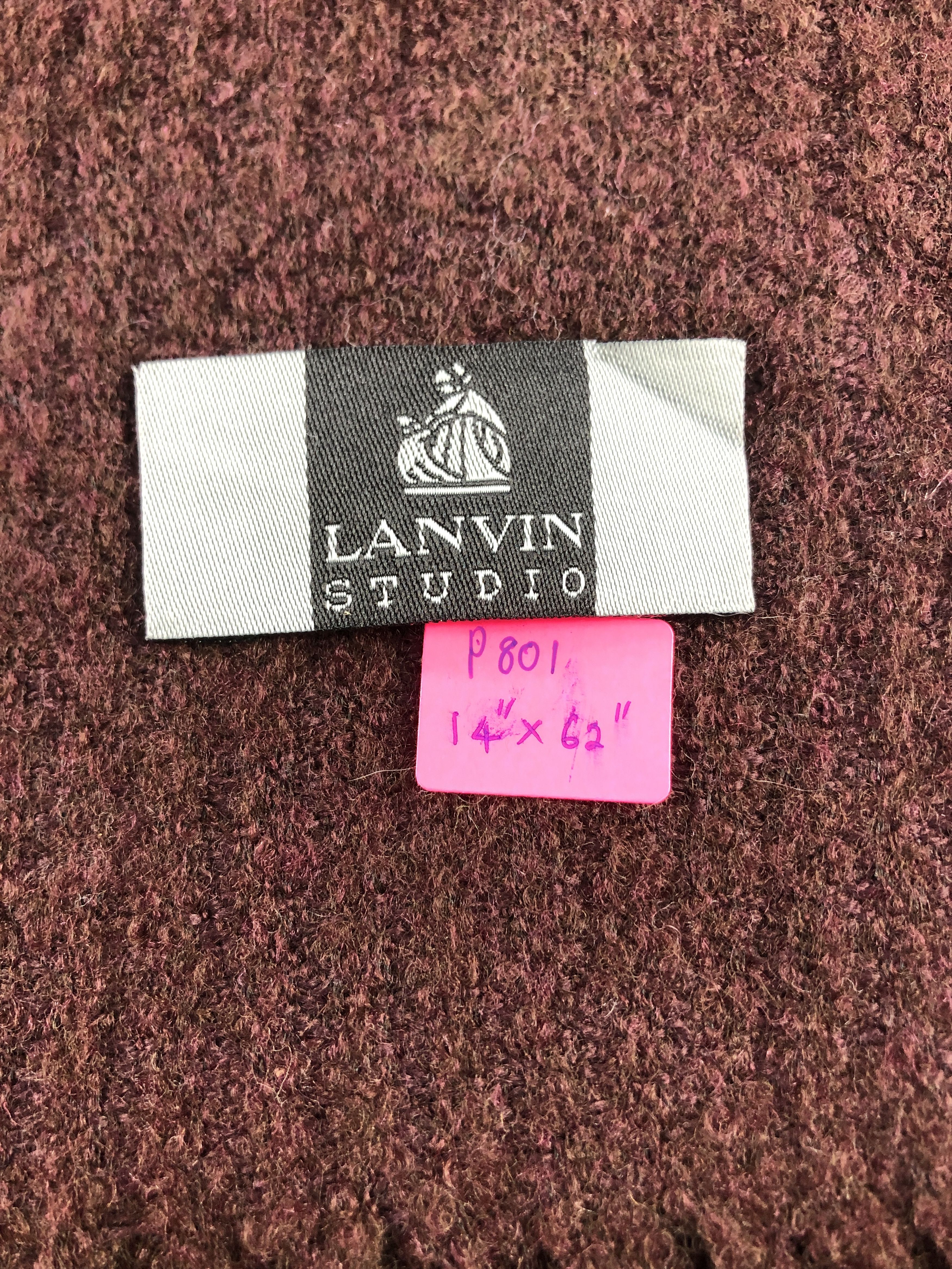 Lanvin Lanvin Scarf / Muffler / Neckwear P801 Size ONE SIZE - 4 Thumbnail