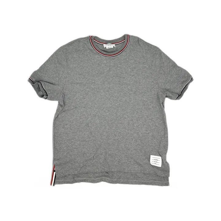 Thom Browne Gray Short Sleeve T-Shirt -2507
