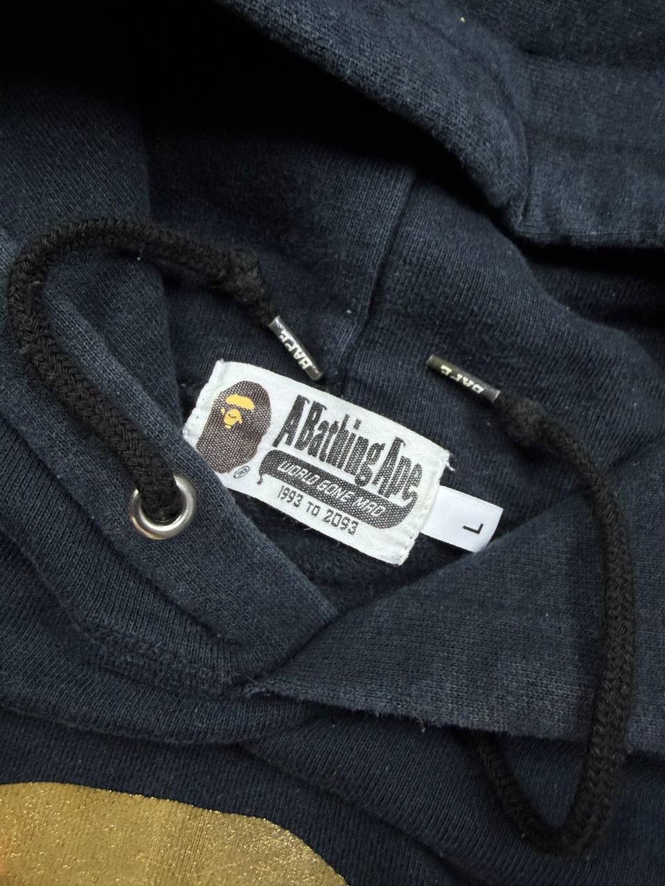 Bape BAPE GOLD FOIL APE HOODIE Size US L / EU 52-54 / 3 - 7 Thumbnail