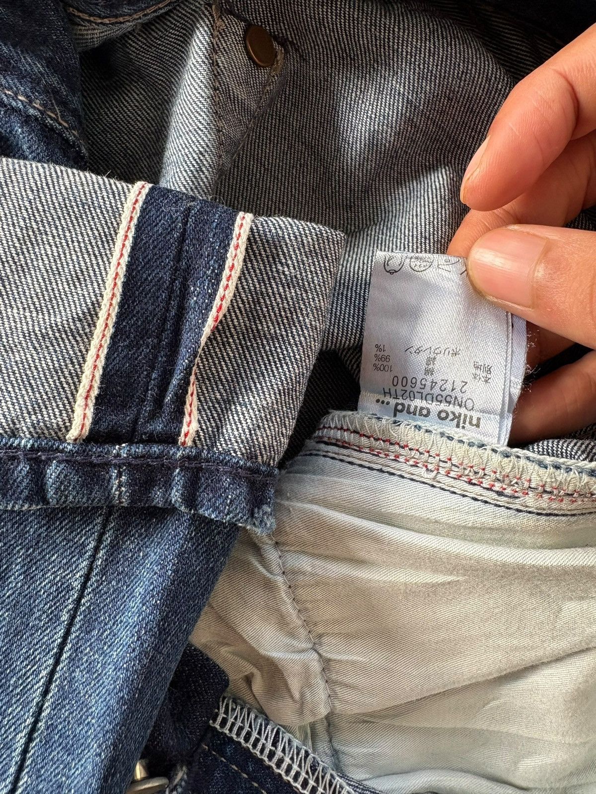Dsquared2 Vintage Japanese Brand Patchwork Selvedge Jeans Size 30" / US 8 / IT 44 - 5 Thumbnail