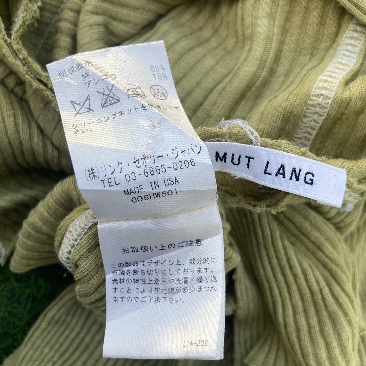 Helmut Lang HELMUT LANG RIBBED LONG SLEEVE Size S / US 4 / IT 40 - 7 Thumbnail