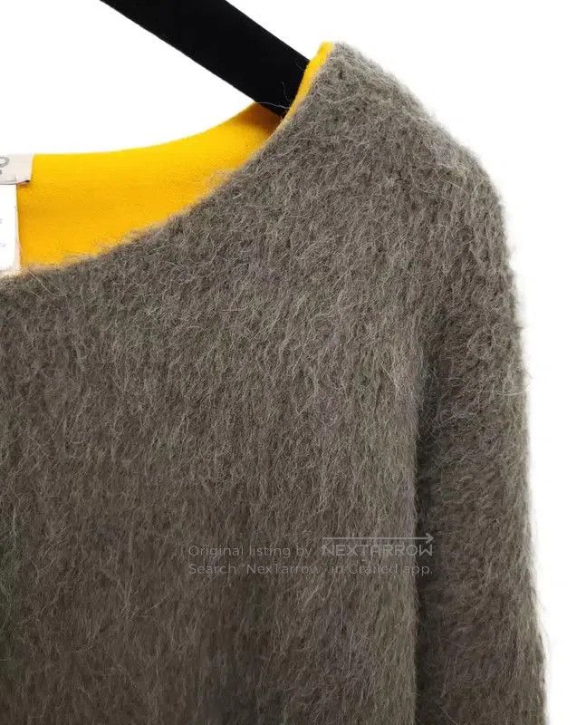 Kenzo KENZO Fluffy Beige Mohair Sweater for Women . Size XXS / US 00 / IT 34 - 4 Thumbnail