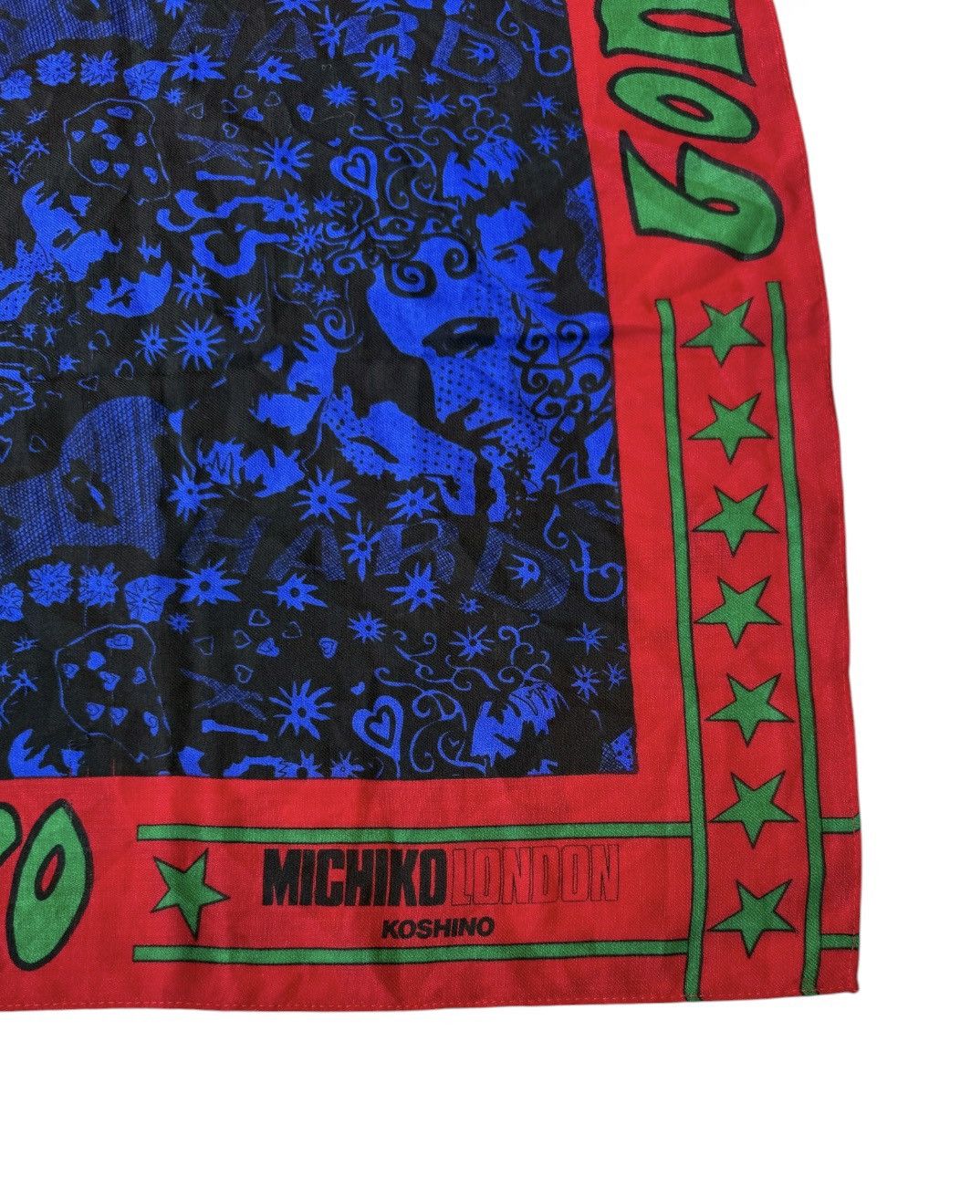 Michiko Koshino London Michiko London "Gondon Hero" Bandana or Scarf Size ONE SIZE - 2 Thumbnail
