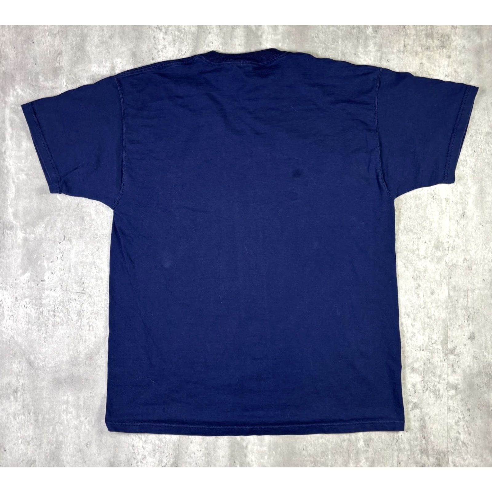 Fruit Of The Loom VINTAGE I Came I Saw I Napped Funny Quote T Shirt Adult XL Blue Cotton Fruit of the Loom Mens Short Sleeve Round Neck Graphic Print Size US XL / EU 56 / 4 - 3 Thumbnail