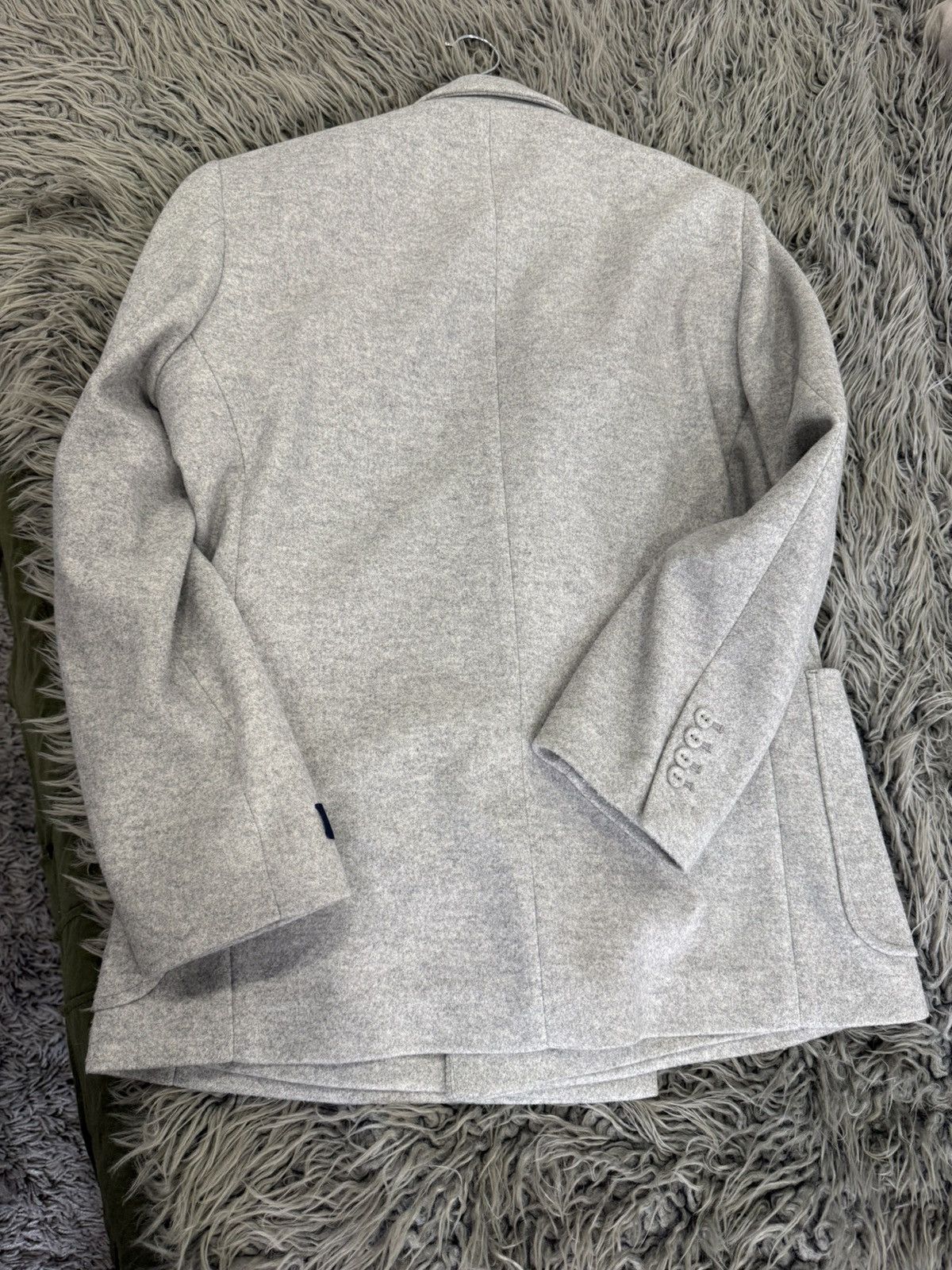 Kith Kith Felted Double Brested Blazer Heather Grey | Size S Size 38R - 2 Thumbnail