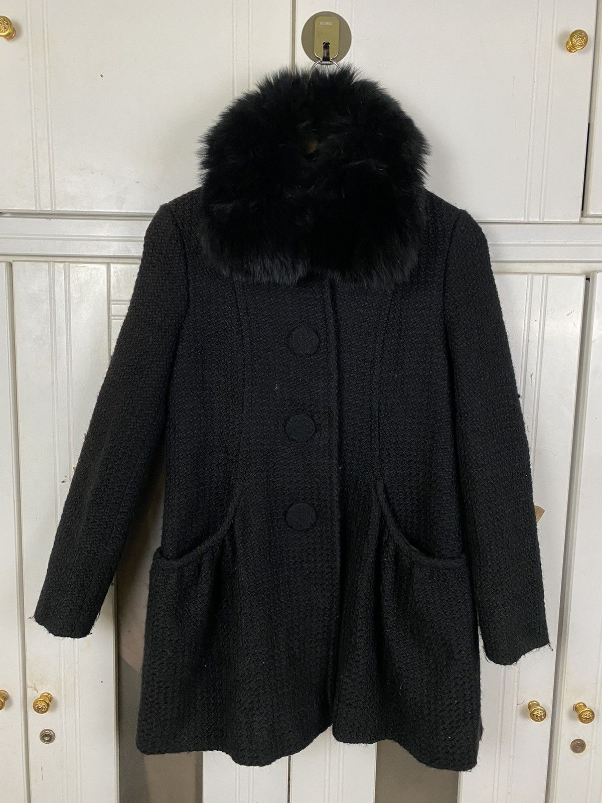 Vintage M.Deux Fur Wool Jacket