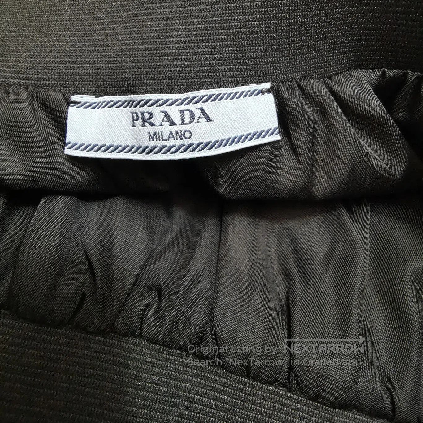 Prada Prada Wool Blend Triangle Logo Midi Skirt . Size US 40 / EU 56 - 4 Thumbnail