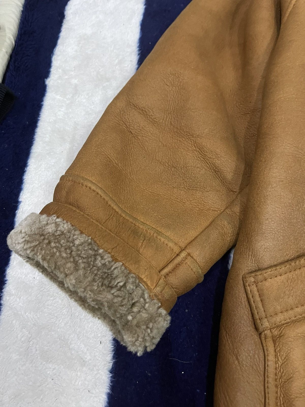 Japanese Brand Roberto Massini Leather Button Up Jacket (10) Size US XL / EU 56 / 4 - 11 Thumbnail
