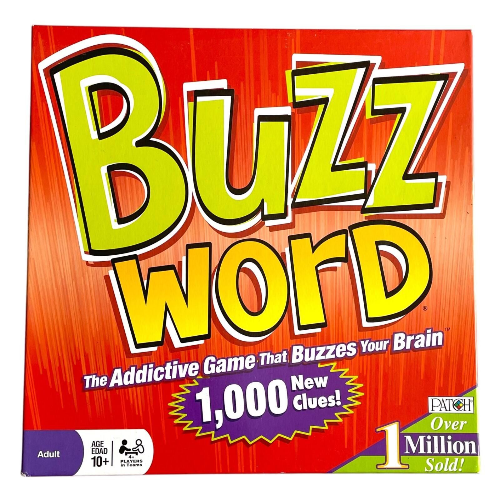 Other Buzz Word Board Game 2010 Complete Patch 1000 Clues CLEAN! Size ONE SIZE - 1 Thumbnail