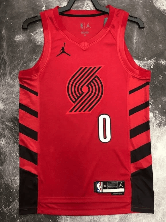 NBA Portland Trail Blazers #0 Damian Lillard Jersey Size US M / EU 48-50 / 2 - 1 Thumbnail