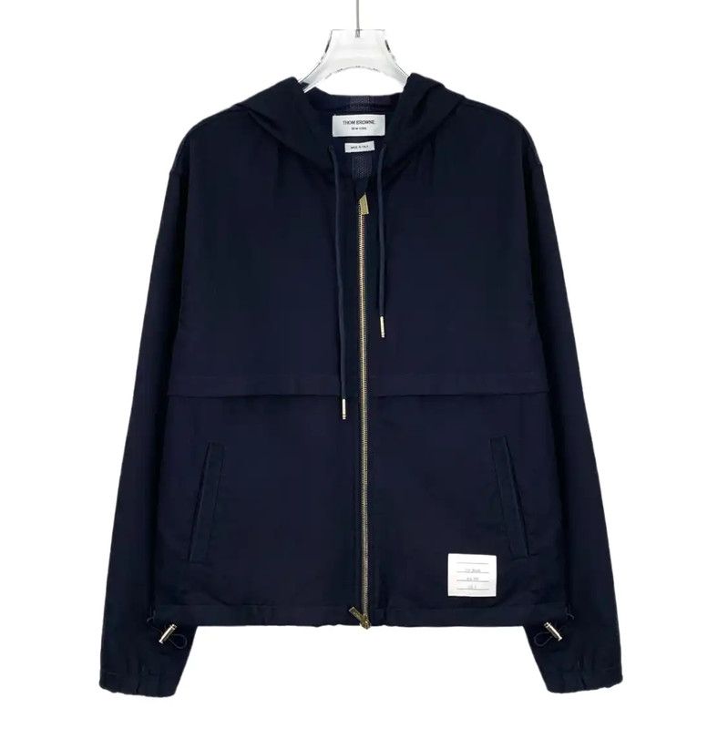 Thom Browne Thom Browne Women's Navy Wool Jacket 0089 Size XS / US 0-2 / IT 36-38 - 1 Thumbnail