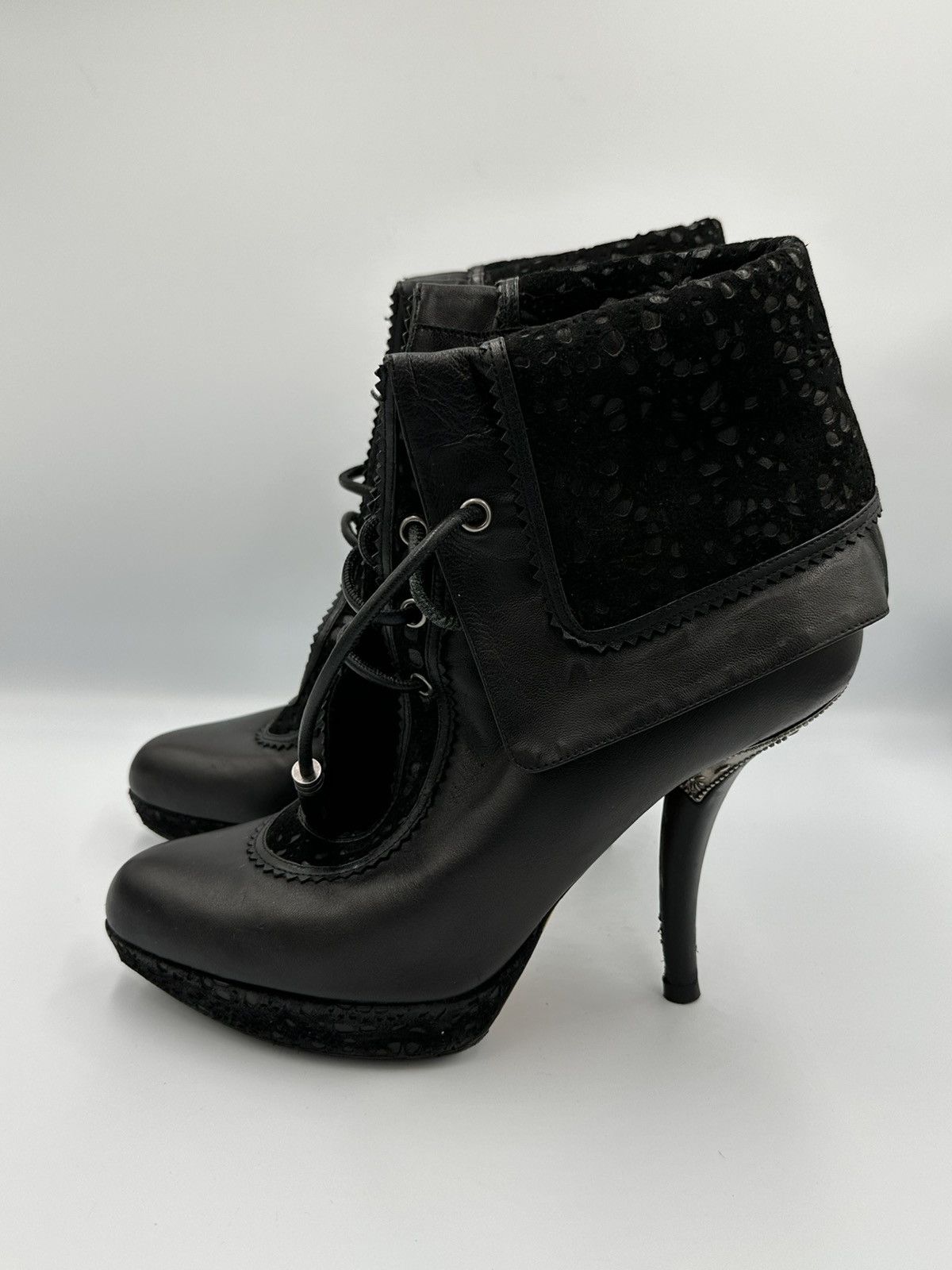 Dior Christian Dior leather lace up Boots very rare Size US 9 / IT 39 - 3 Thumbnail
