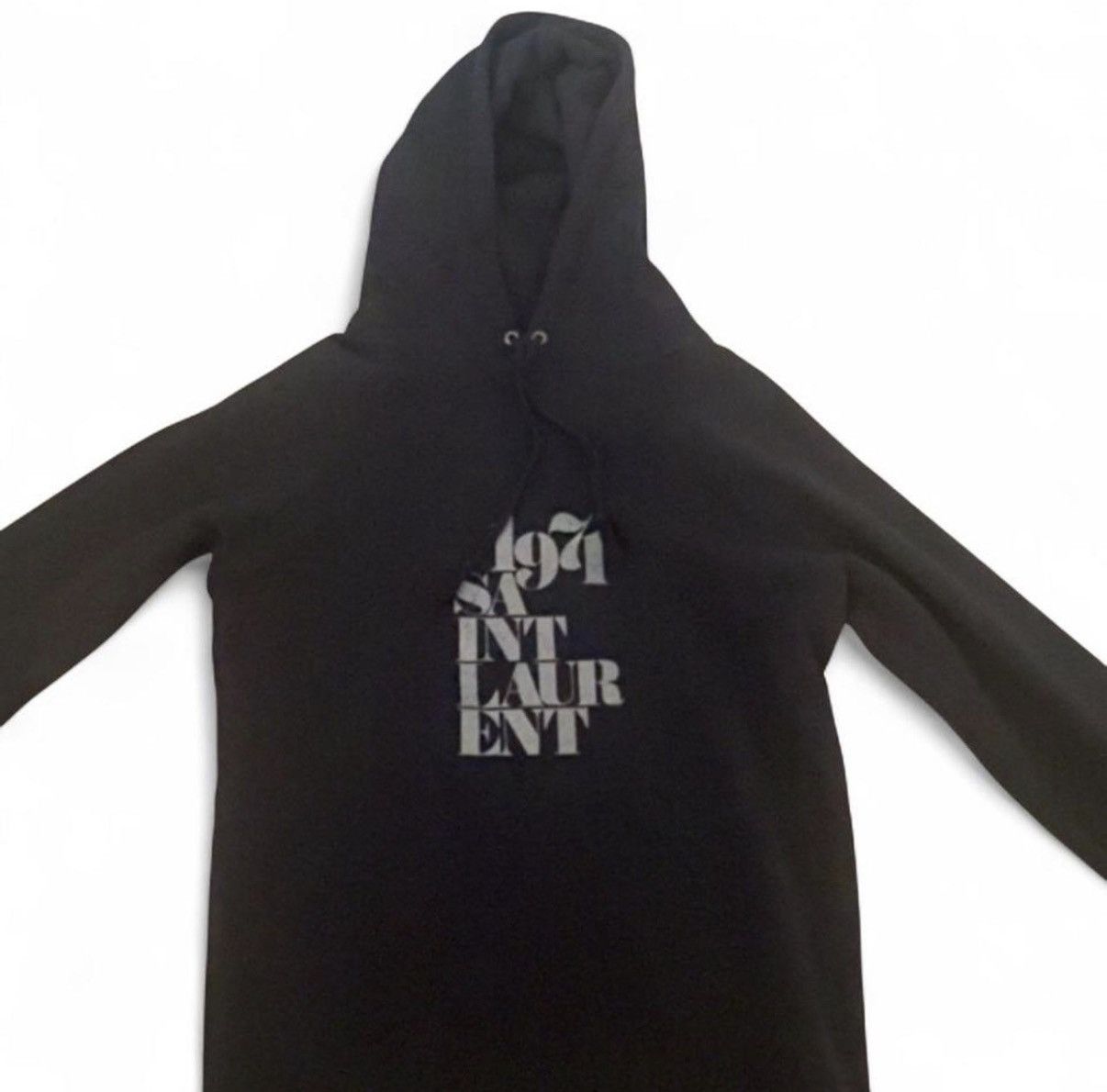 Saint Laurent Paris Saint Laurent Paris 1971 Black Hoodie Size US M / EU 48-50 / 2 - 1 Thumbnail