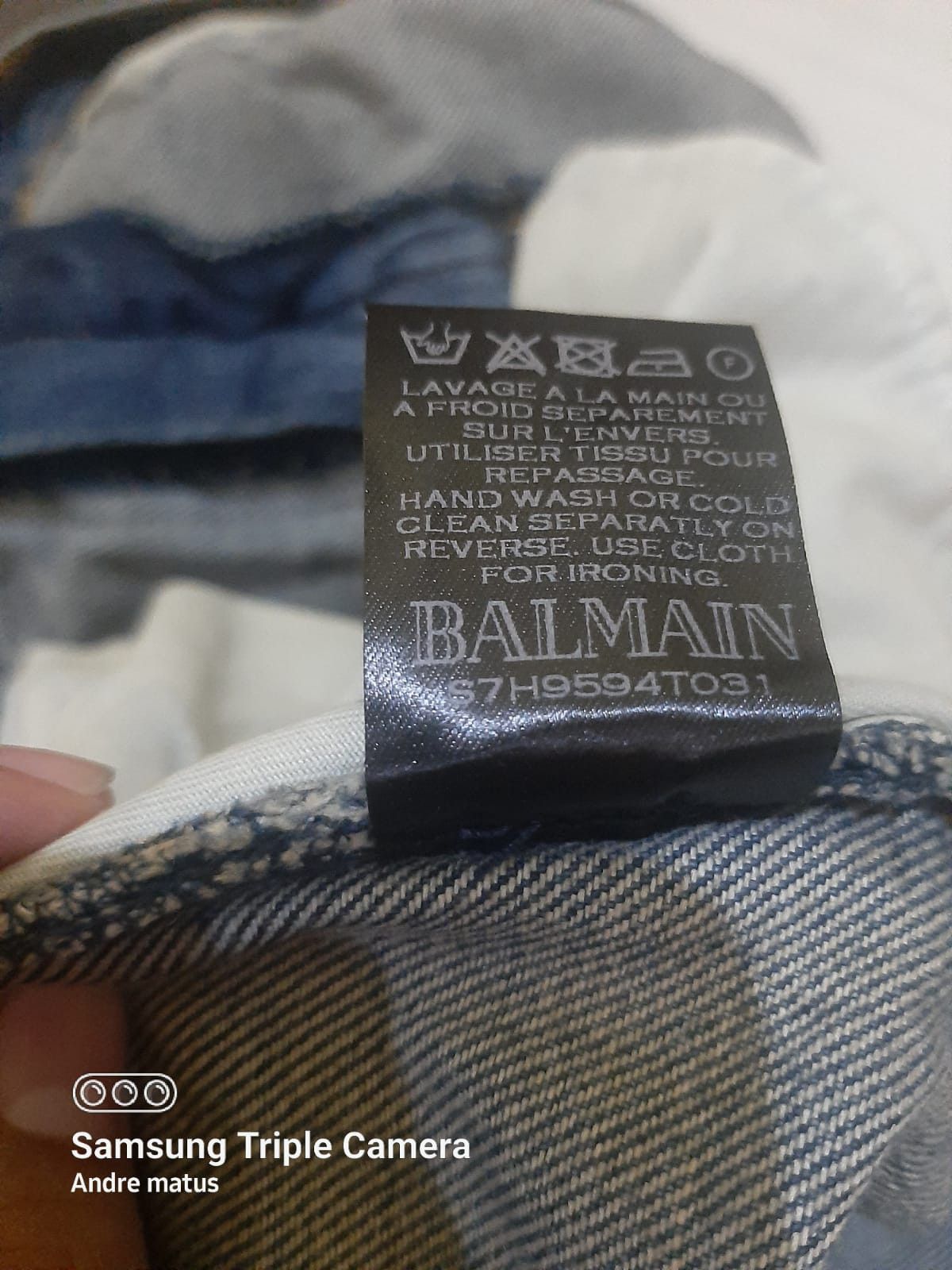 Balmain Balmain Straight bikers jeans Size US 32 / EU 48 - 4 Thumbnail