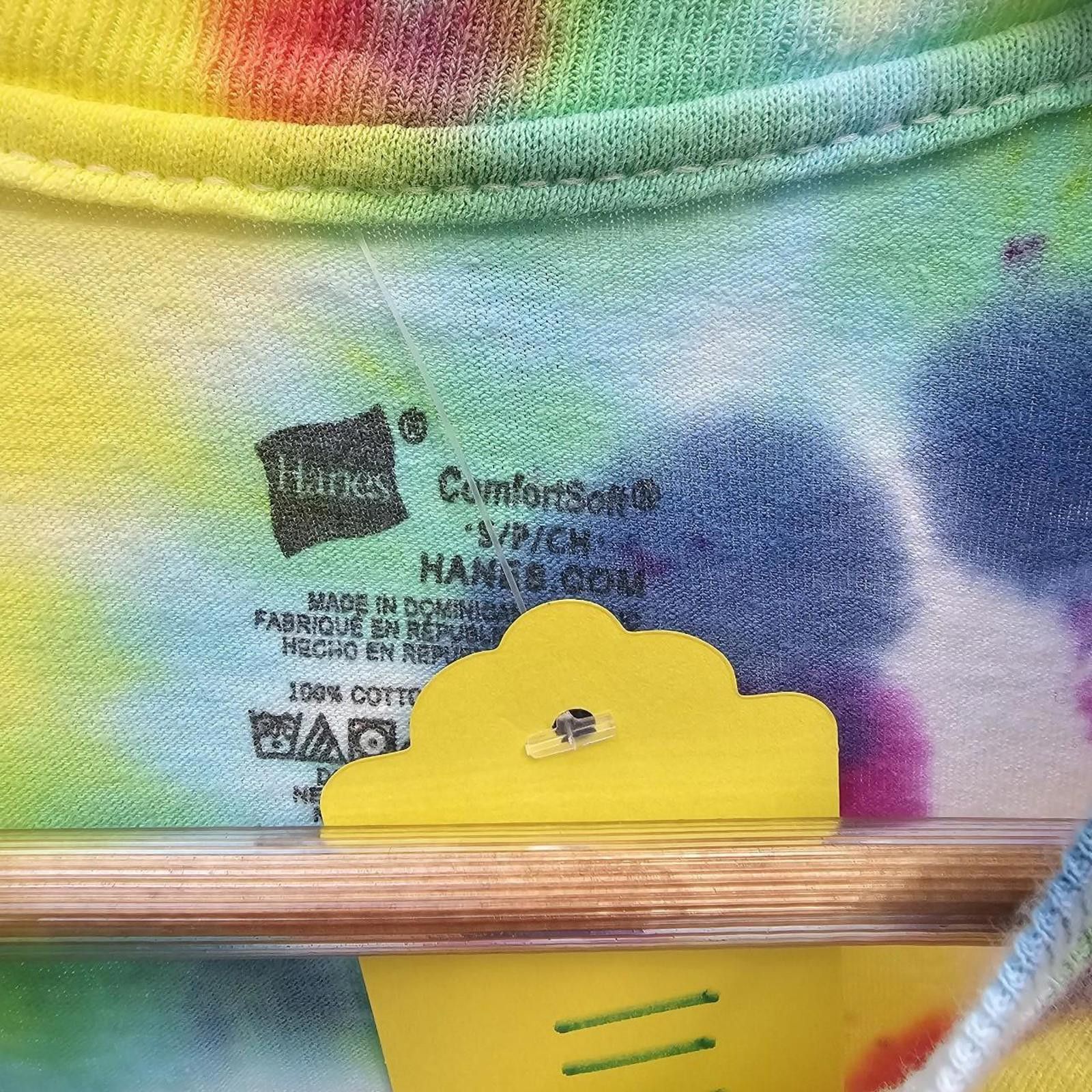 Hanes Hanes Small Tie-Dye Handmade Multicolored T-shirt Size S / US 4 / IT 40 - 3 Thumbnail